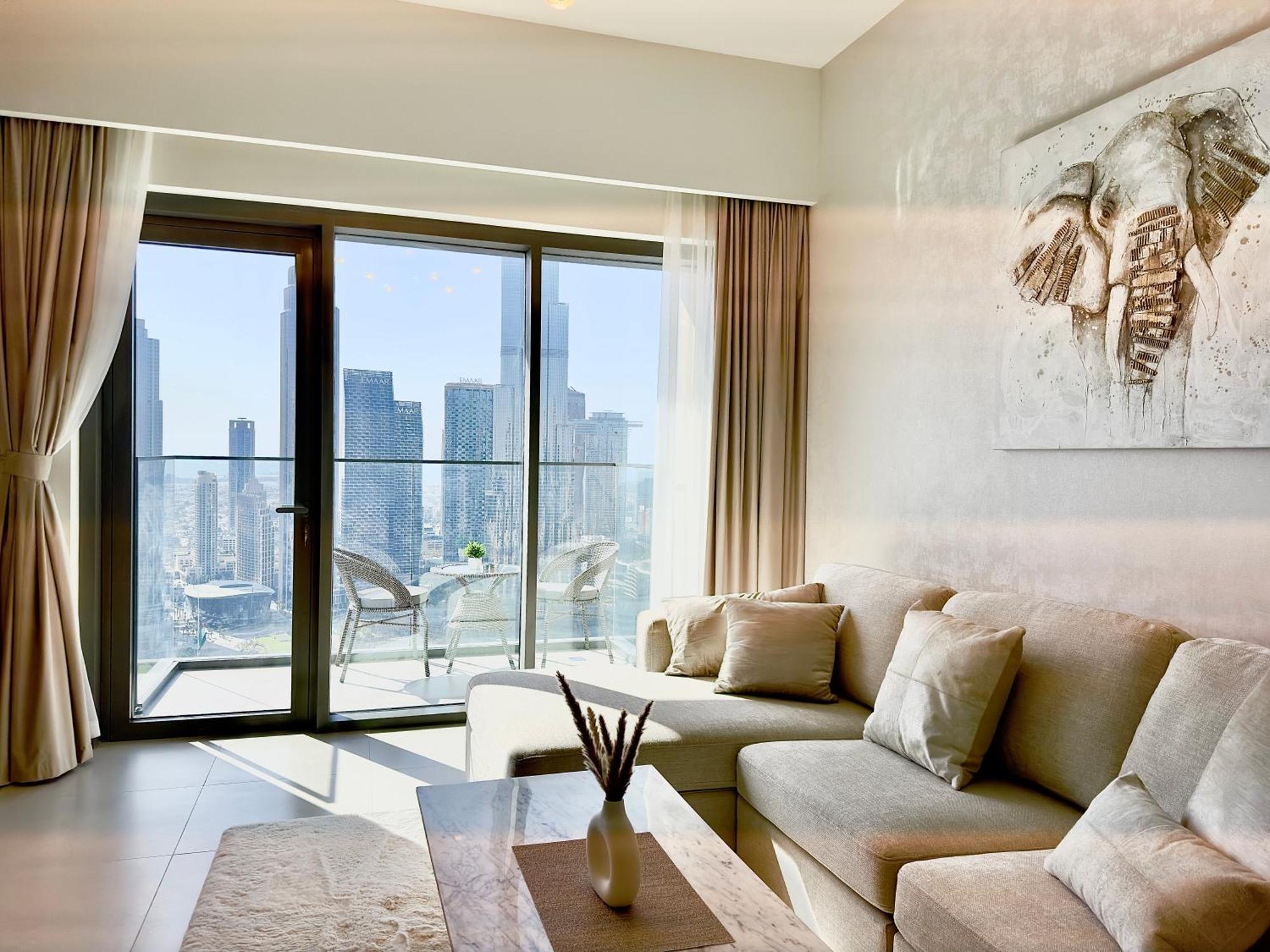 View In And Burj Khalifa View - 2 Bedroom - 3 Beds Appartement