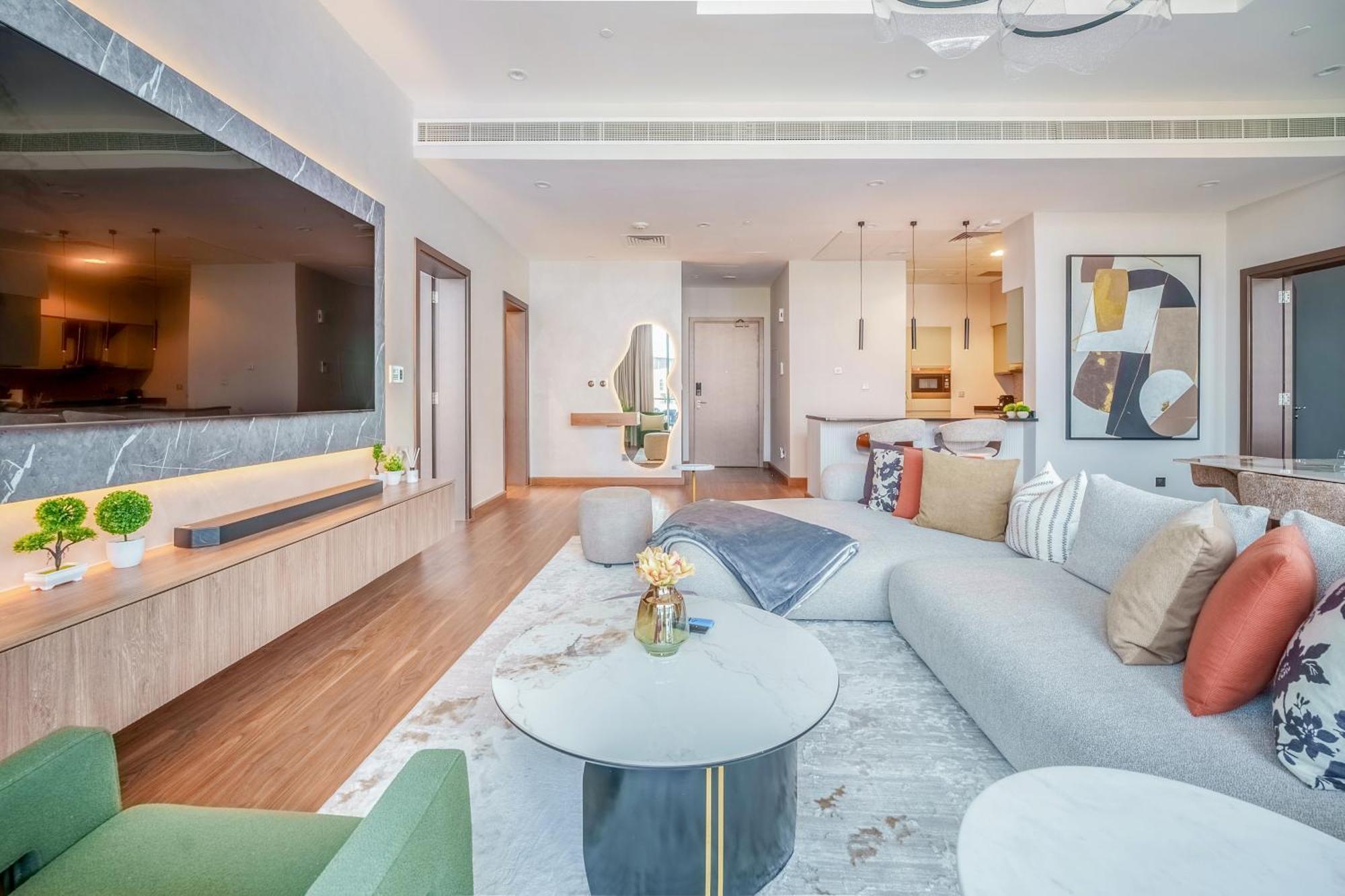 Appartement Upscale 3br - Oceana Residences - Beachfront Bliss Dubaï