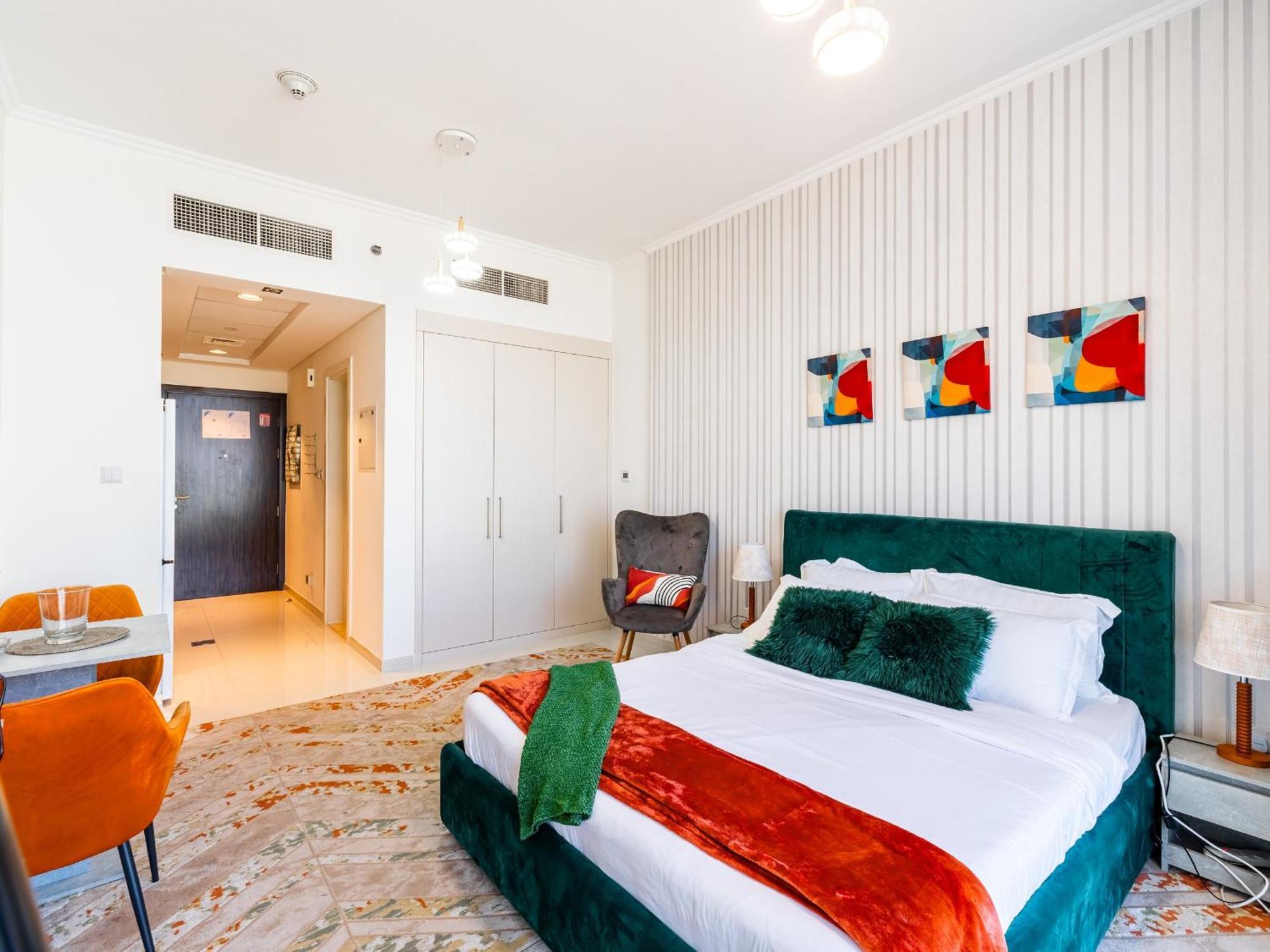 Cozy In Damac Hills - Modern Comfort With Premium Amenities, Managed By Think Realty Apartamento *