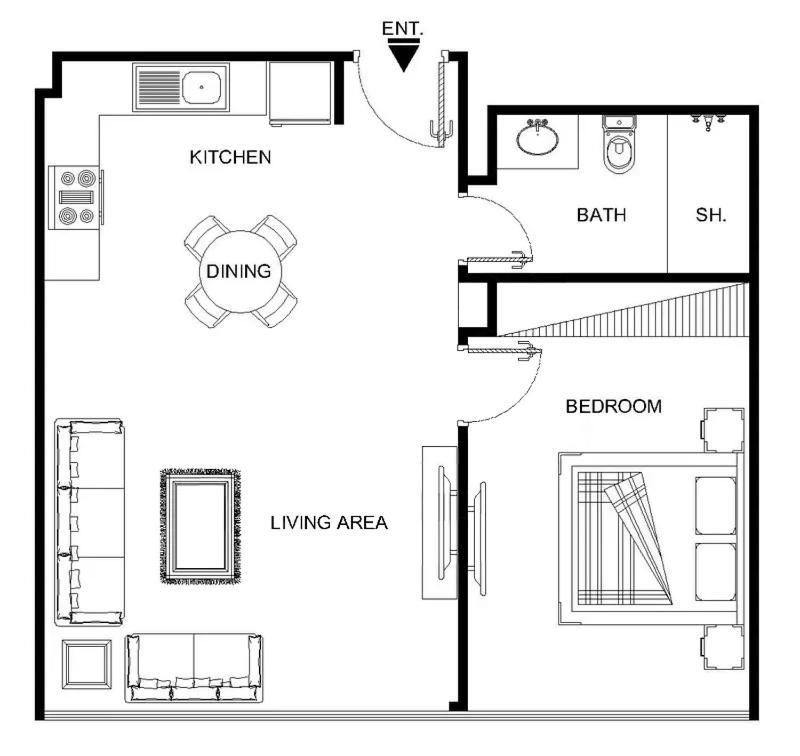 Apartment Lux The Marina Gate Sea View *