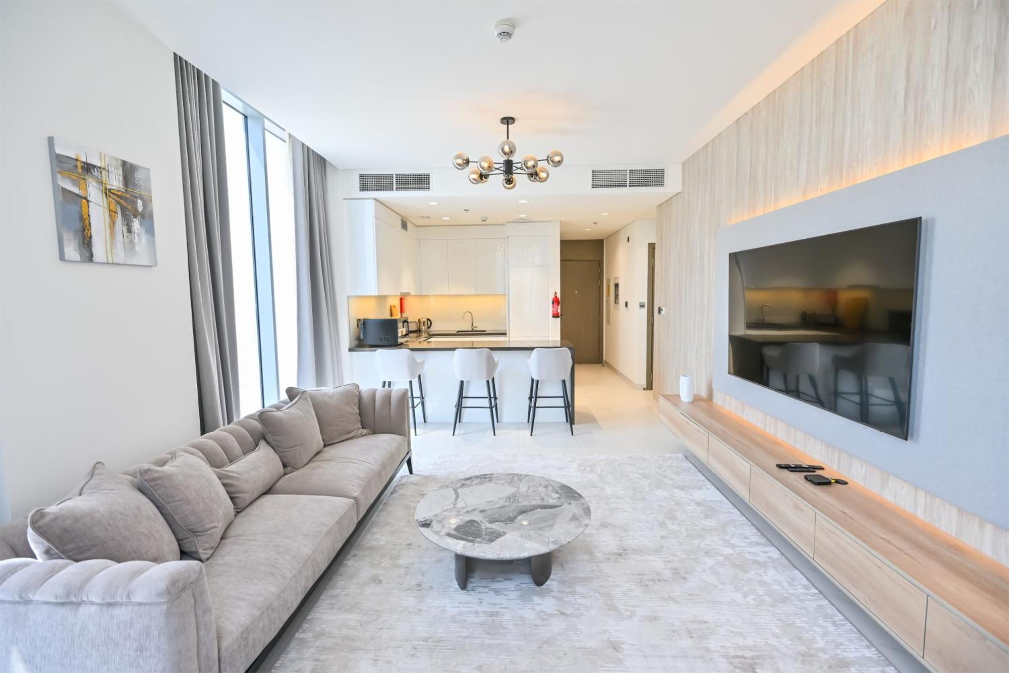 1br Retreat By The Crystal Lagoon In District One Meydan Appartement *