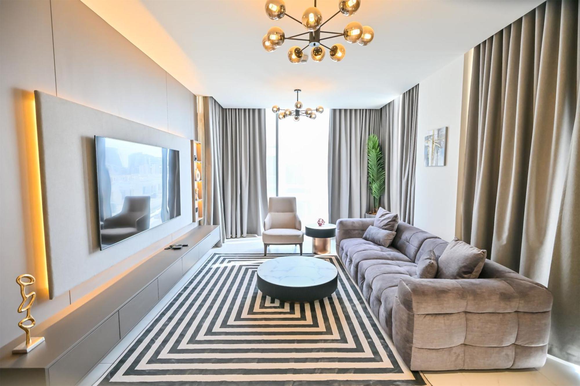 Spacious 1br Burj Khalifa Views In District One Meydan Appartement Dubaï