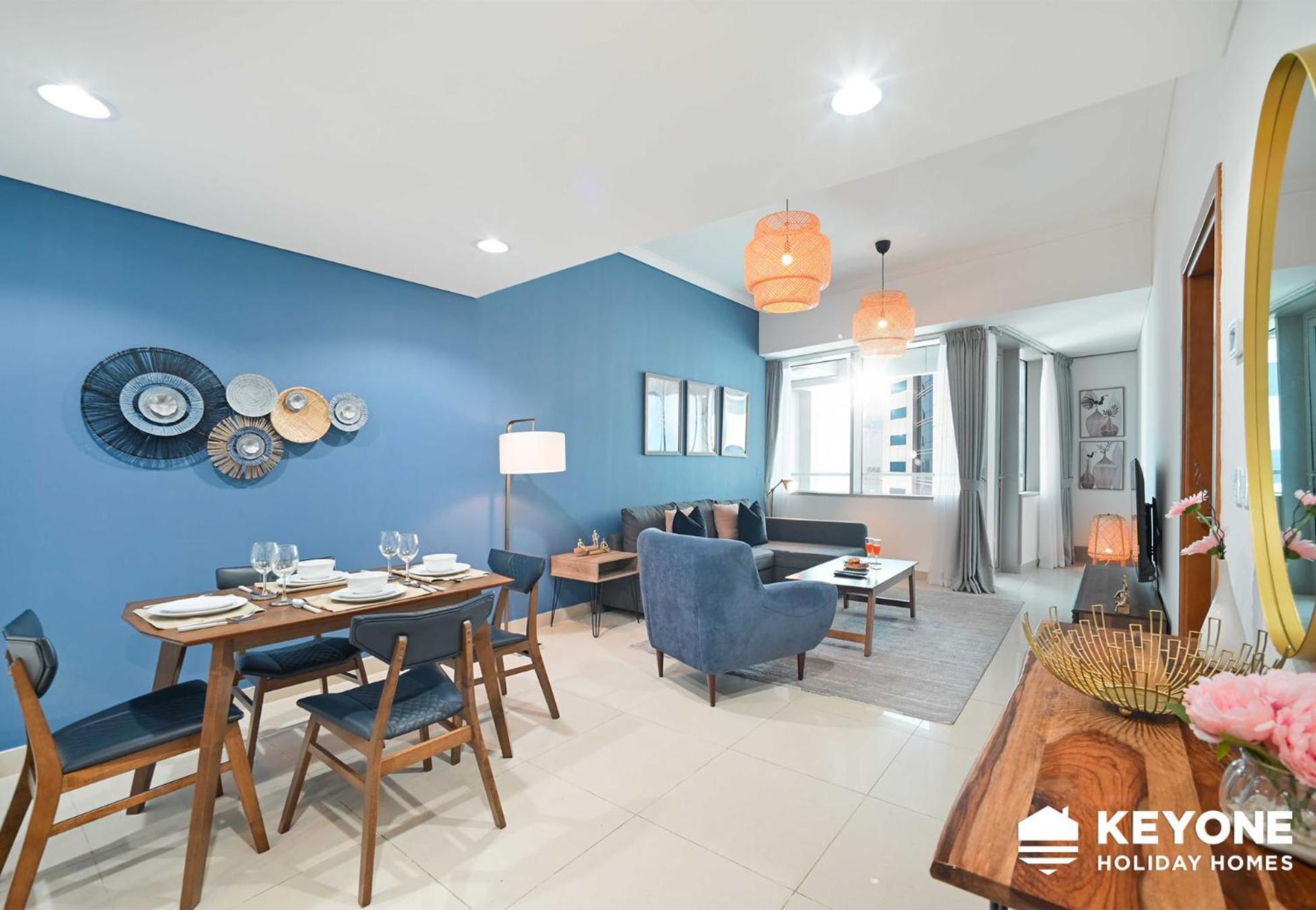 Appartement Fascinating Ocean Views In A One Bedroom Dubaï
