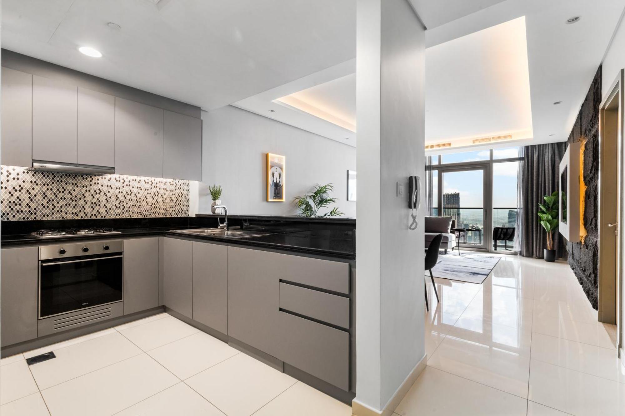 Apartment Sky-high 2br - Infinity Pool & Burj Khalifa Views Dubai