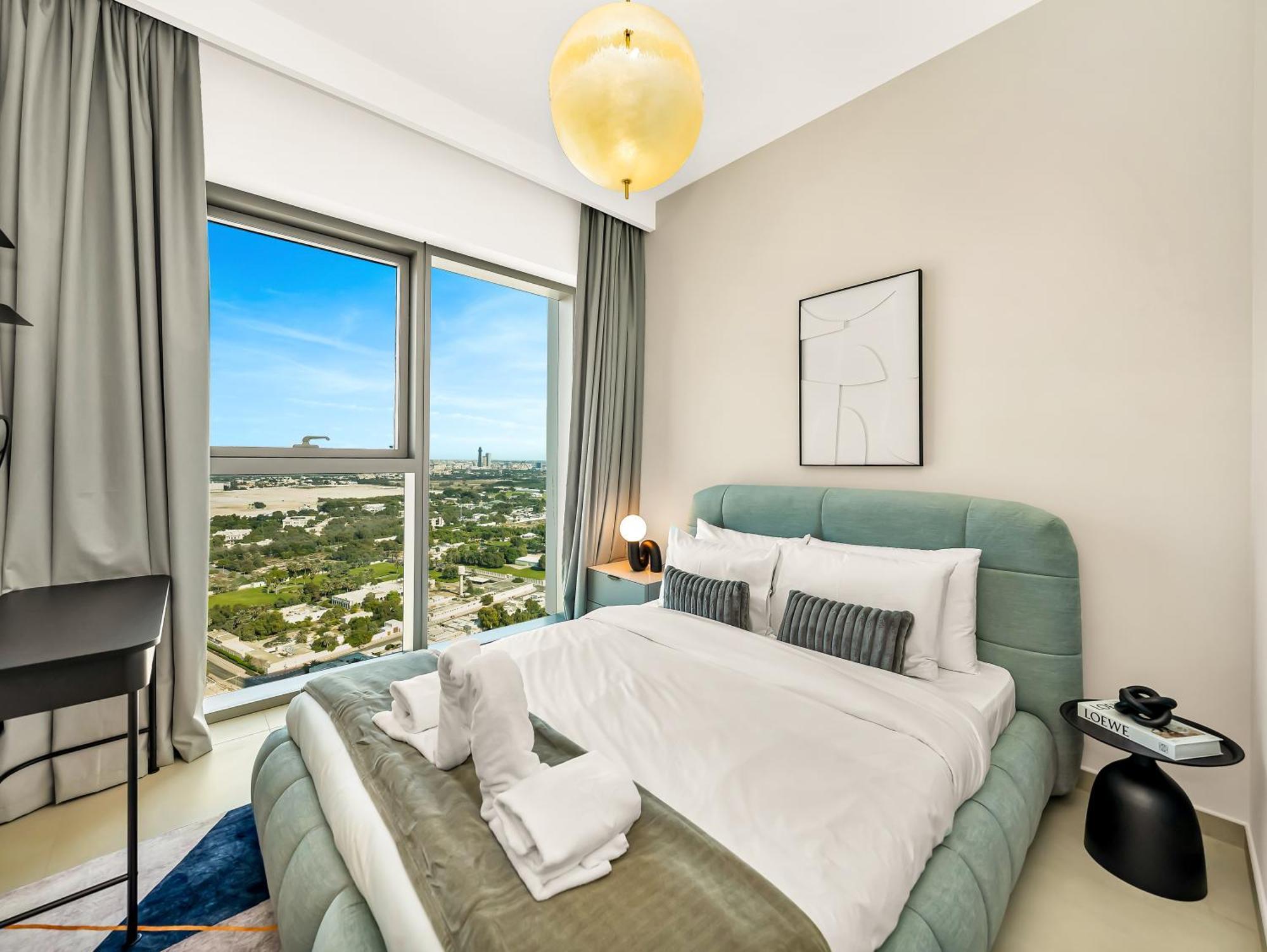Lägenhet New Luxurious 2br Between Difc & Downtown Difc View