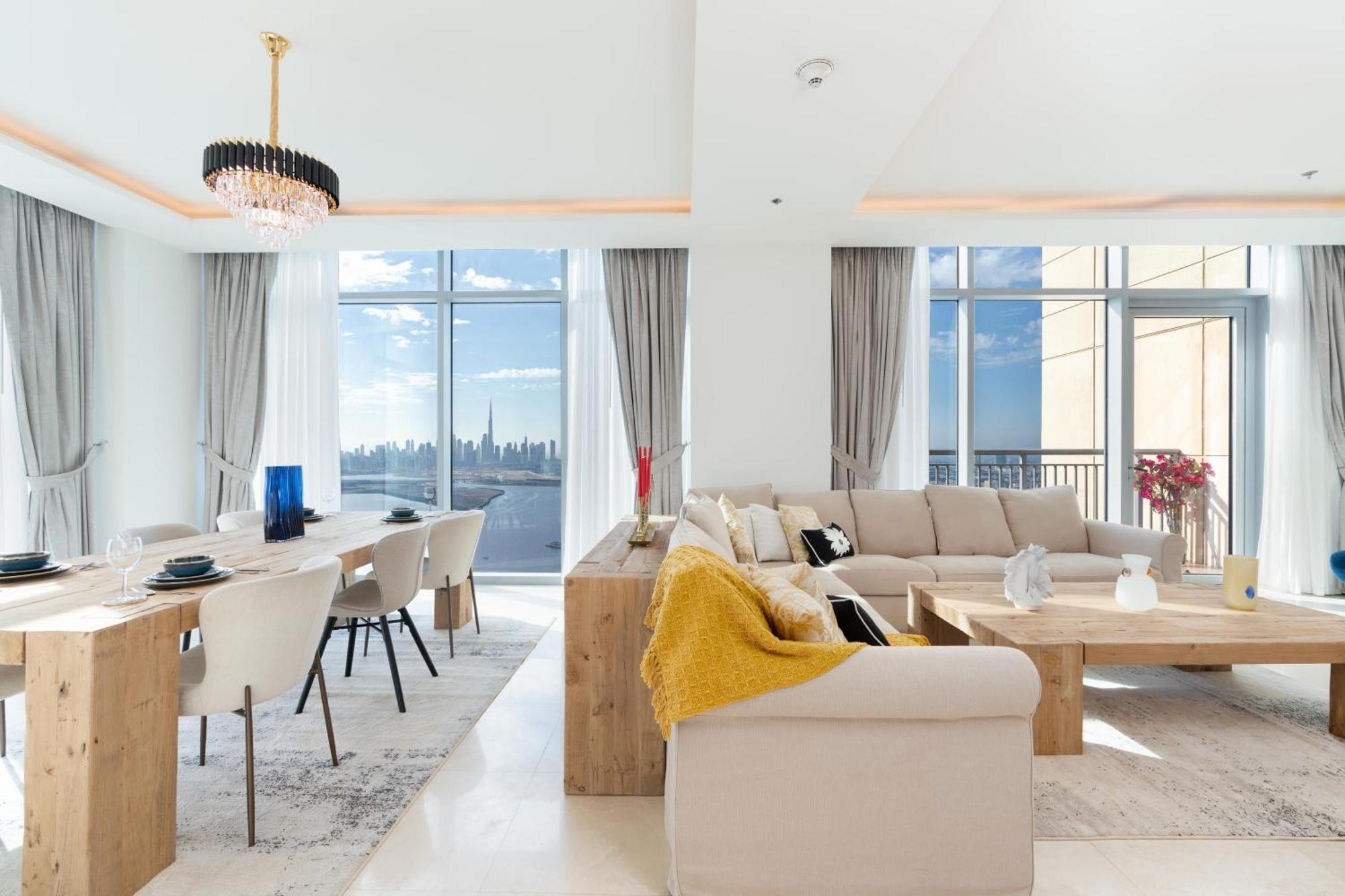 Holiday Boulevard - Luxury 3Br Penthouse With Burj Khalifa And Creek Views Dubaï