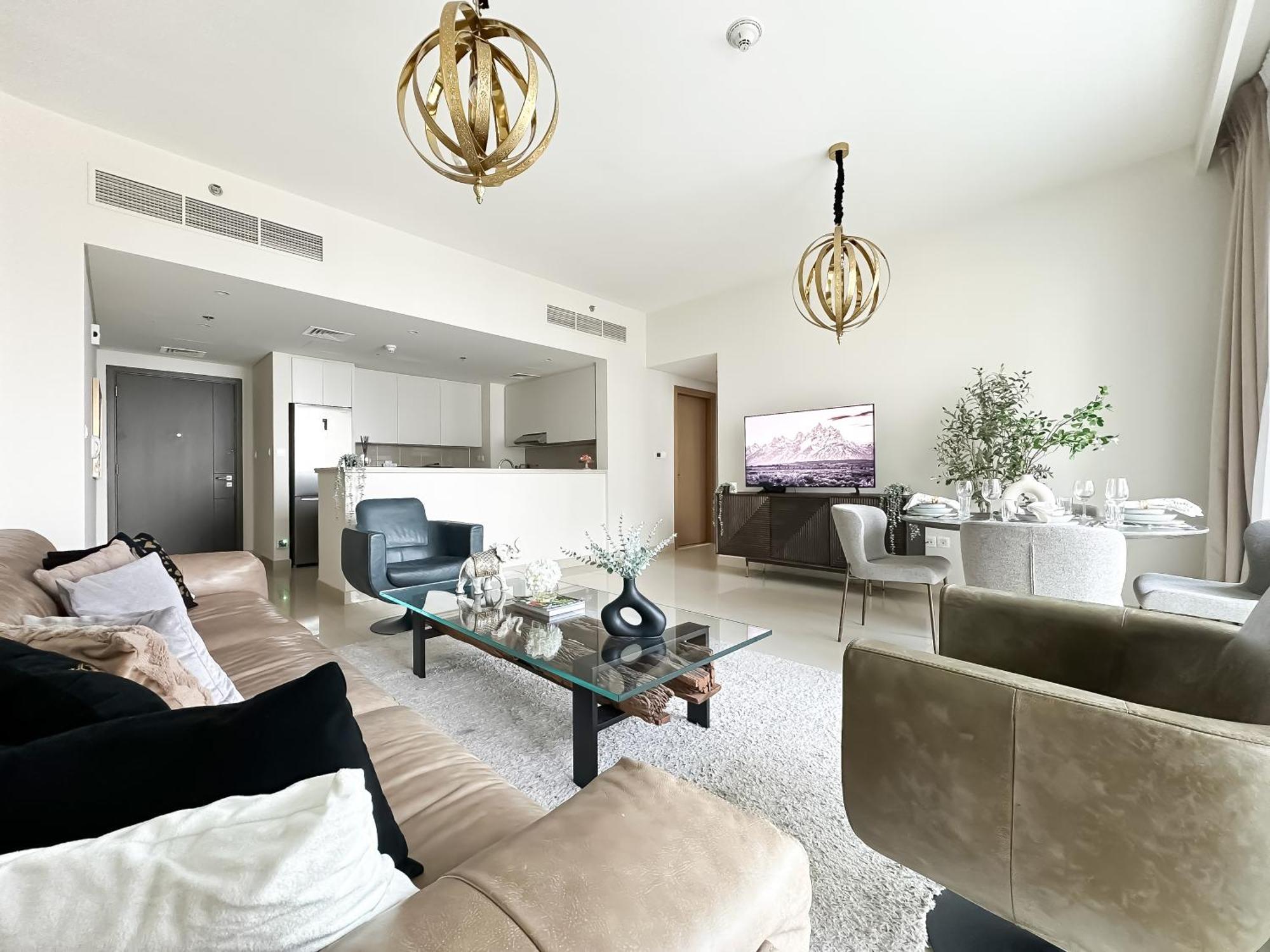 Trophy Lux 2br Creek Harbour With Iconic Burj Khalifa Views Appartement