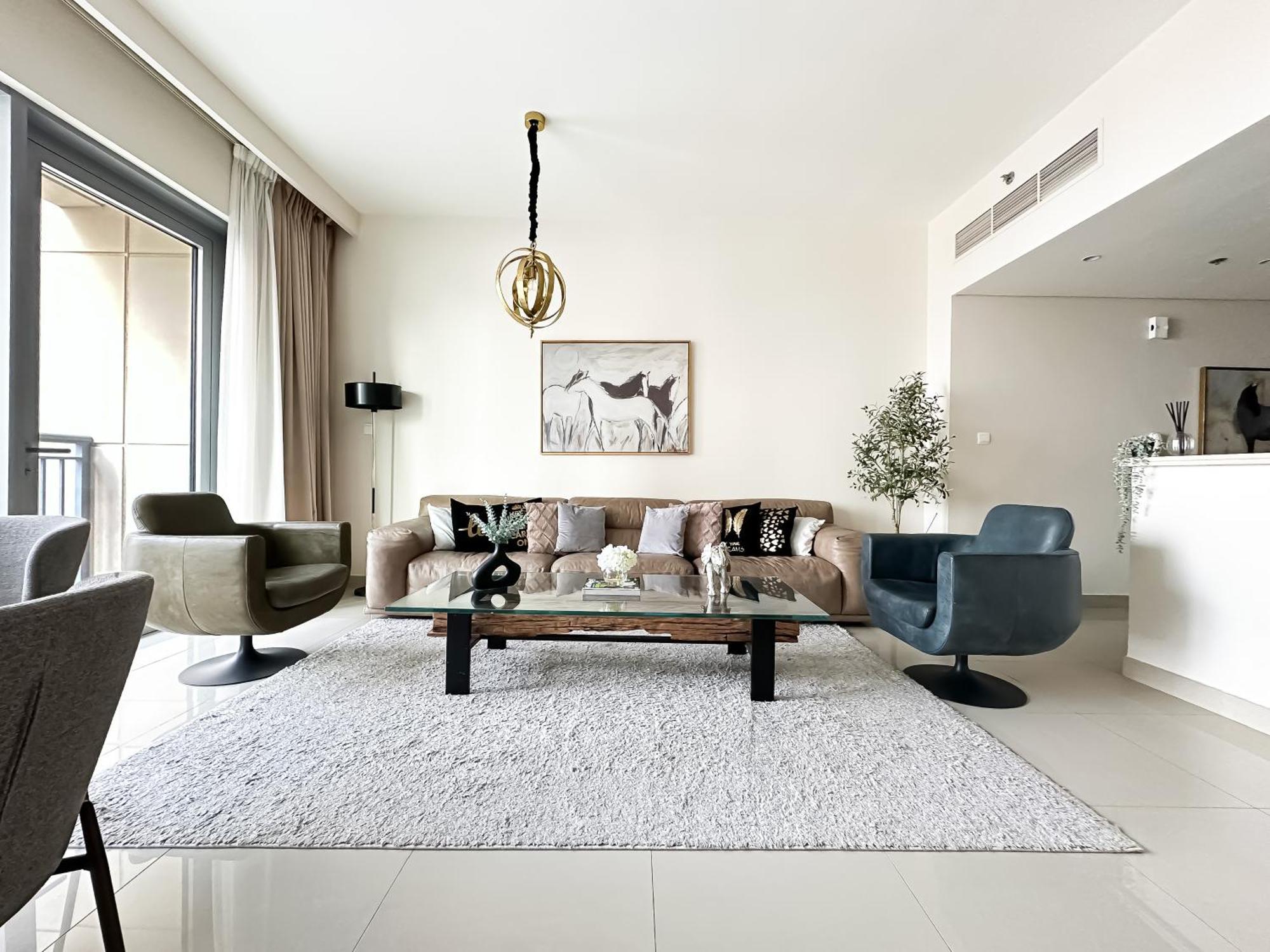 Trophy Lux 2br Creek Harbour With Iconic Burj Khalifa Views Appartement Dubaï
