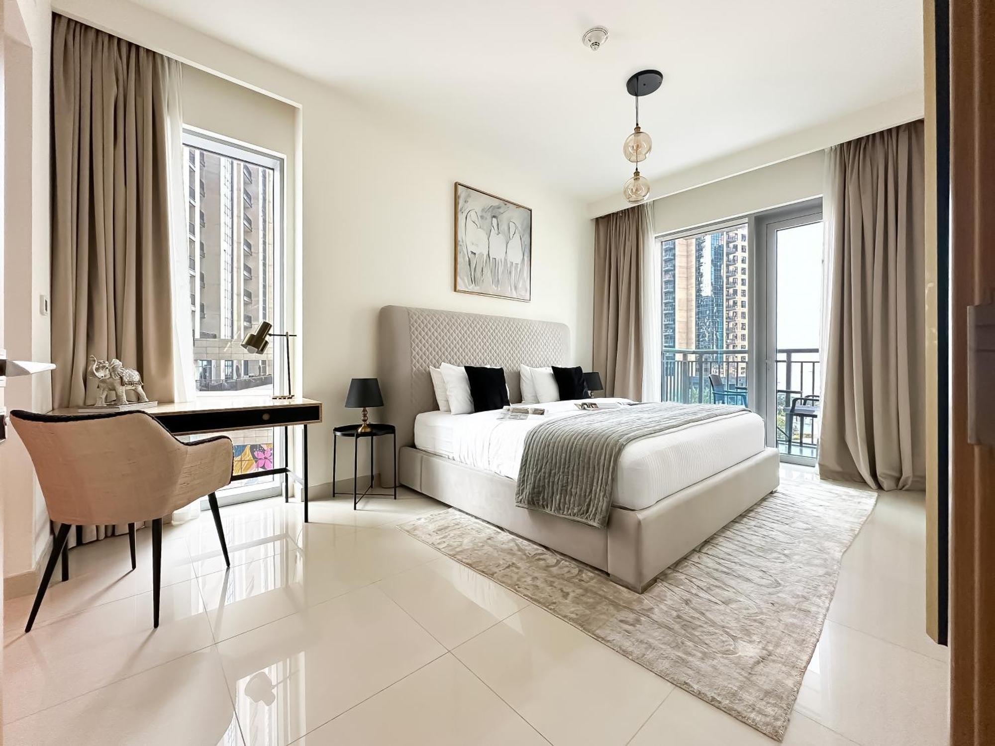 Trophy Lux 2br Creek Harbour With Iconic Burj Khalifa Views Appartement Dubaï