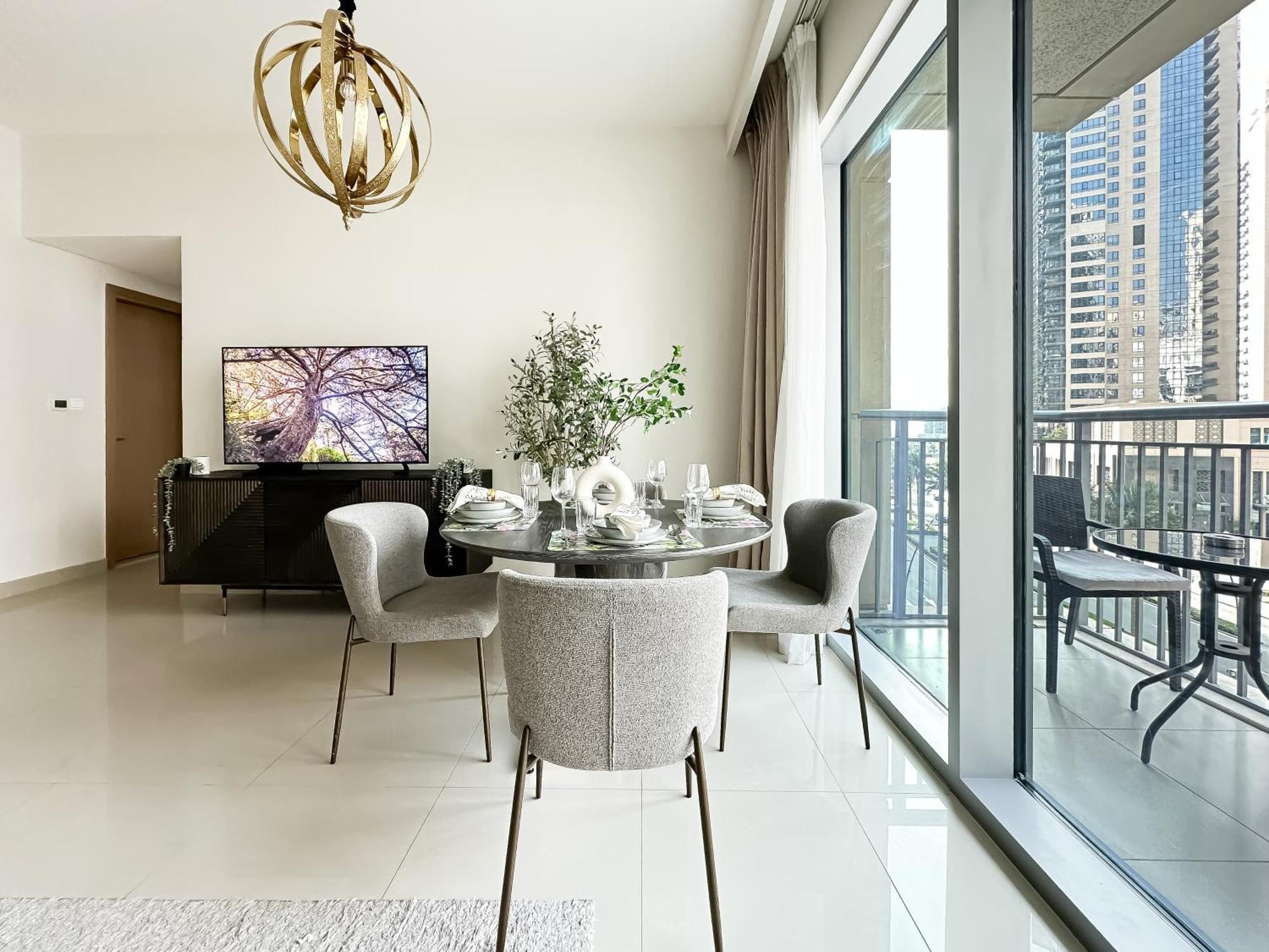 Appartement Trophy Lux 2br Creek Harbour With Iconic Burj Khalifa Views Dubaï