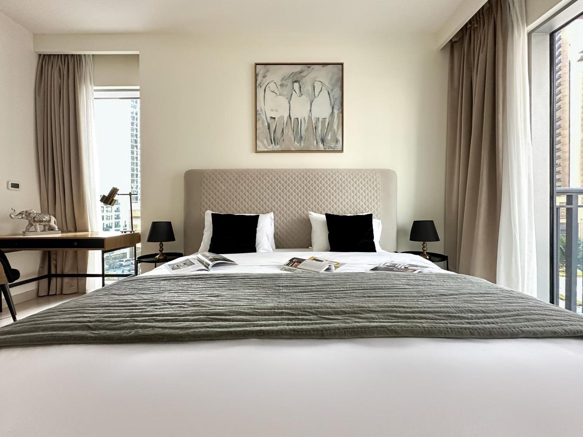 Trophy Lux 2br Creek Harbour With Iconic Burj Khalifa Views Appartement Dubaï