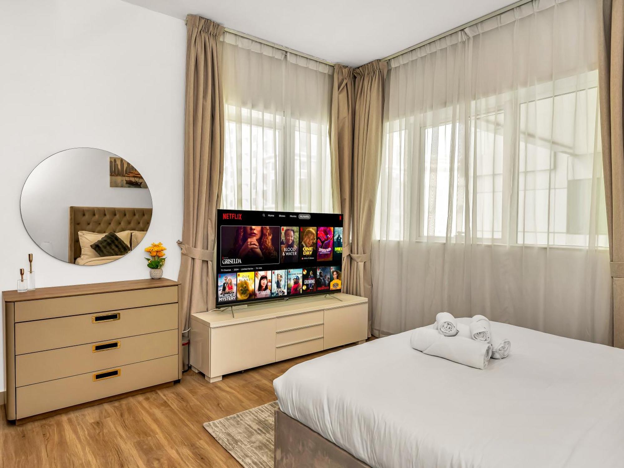 Spacious 3br High Floor Palm View In Marina Appartement *