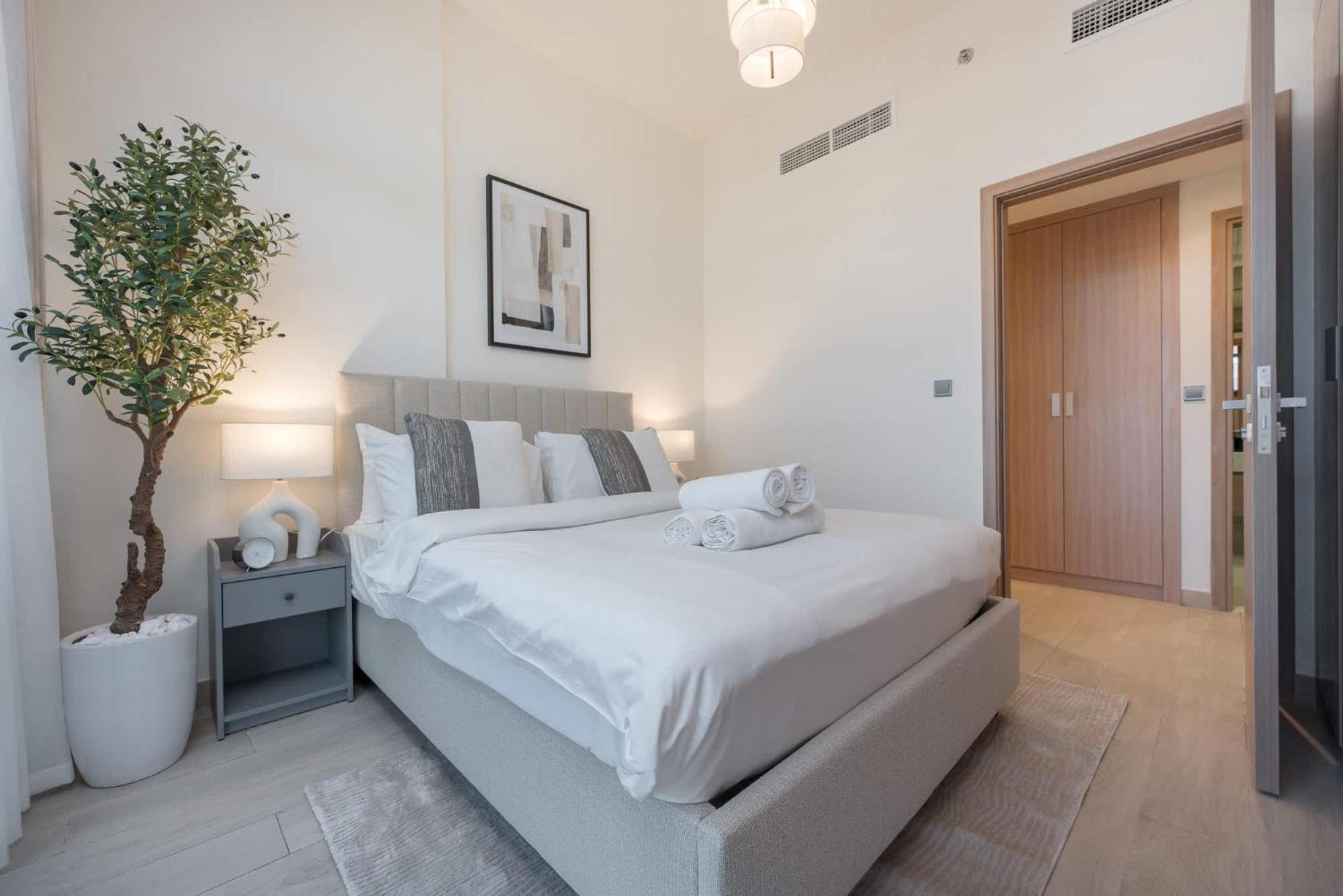 Appartement Bright And Elegant 3-bedroom Escape Perfect For Families In Meydan *