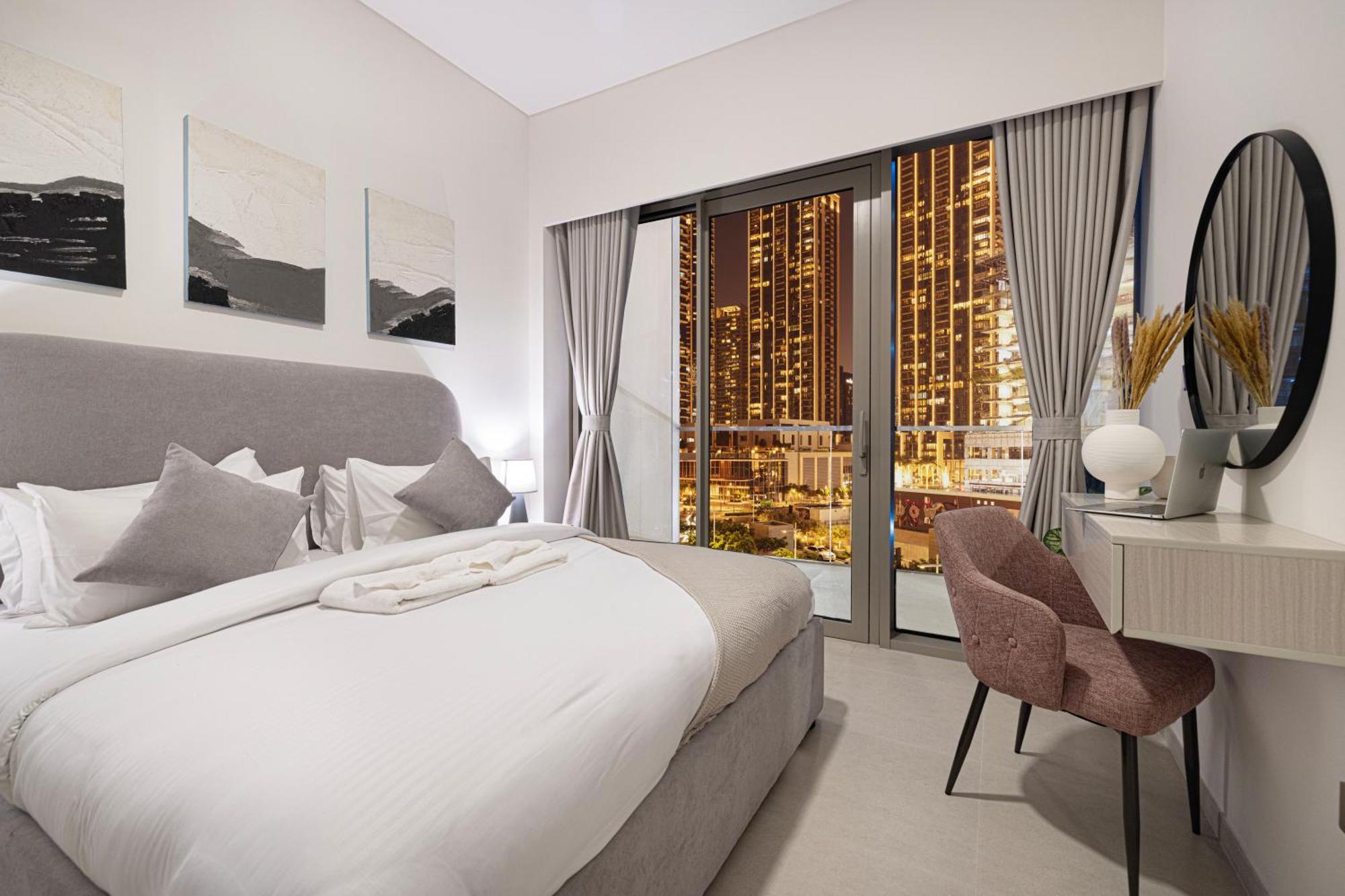 Appartement Emaar Grande - Elegant 1 Bedroom - Infinity Pool - 1min To Mall And Burj Khalifa