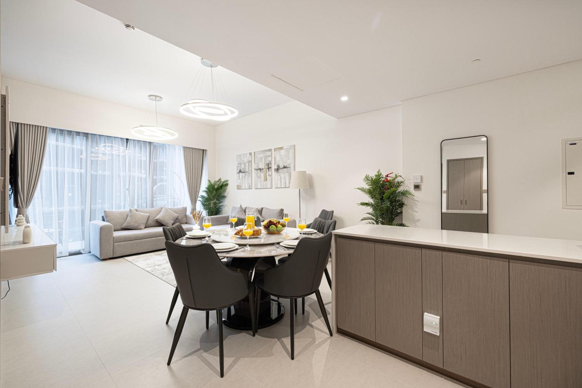 Appartement Emaar Grande - Elegant 1 Bedroom - Infinity Pool - 1min To Mall And Burj Khalifa Dubaï