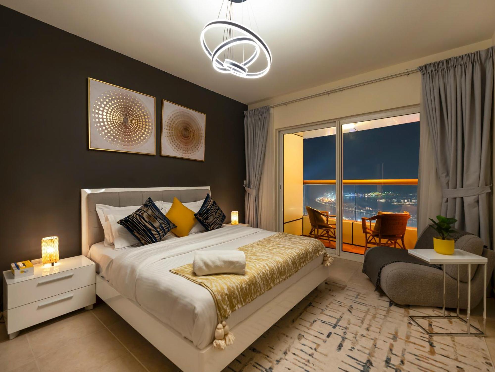 Amazing Full Sea And Palm View 58 Floor * Dubaï