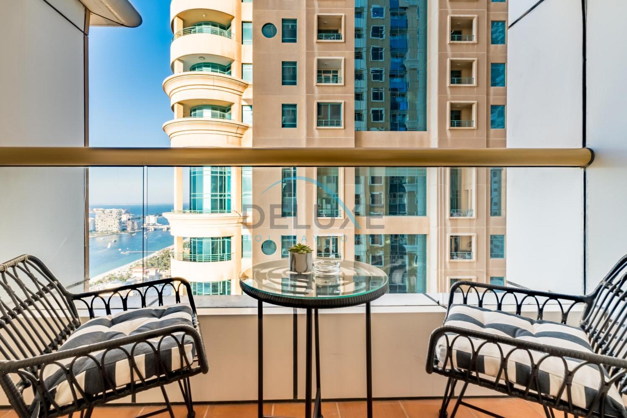 Appartement Serene 2br With Iconic Palm Jumeirah Views, Marina By Deluxe Homes Dubaï
