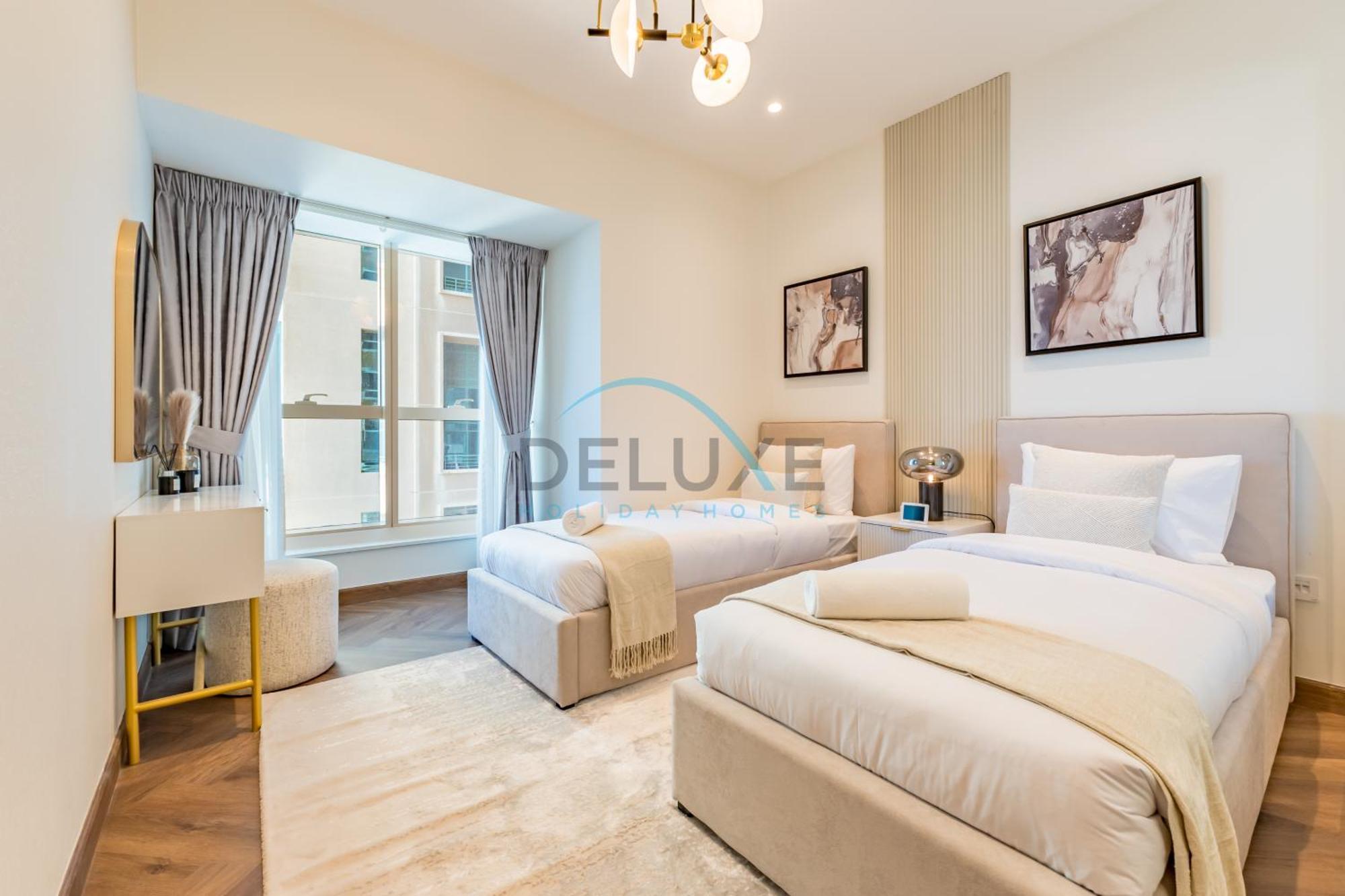 Serene 2br With Iconic Palm Jumeirah Views, Marina By Deluxe Homes Appartement Dubaï