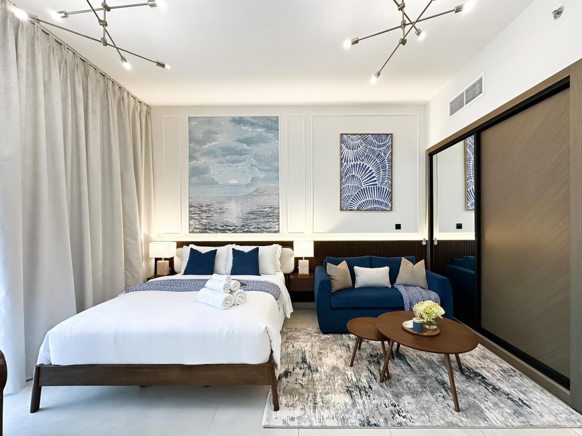 Trophy - Santorini Burjkhalifa & Canal Views Sofa Bed Apartamento *