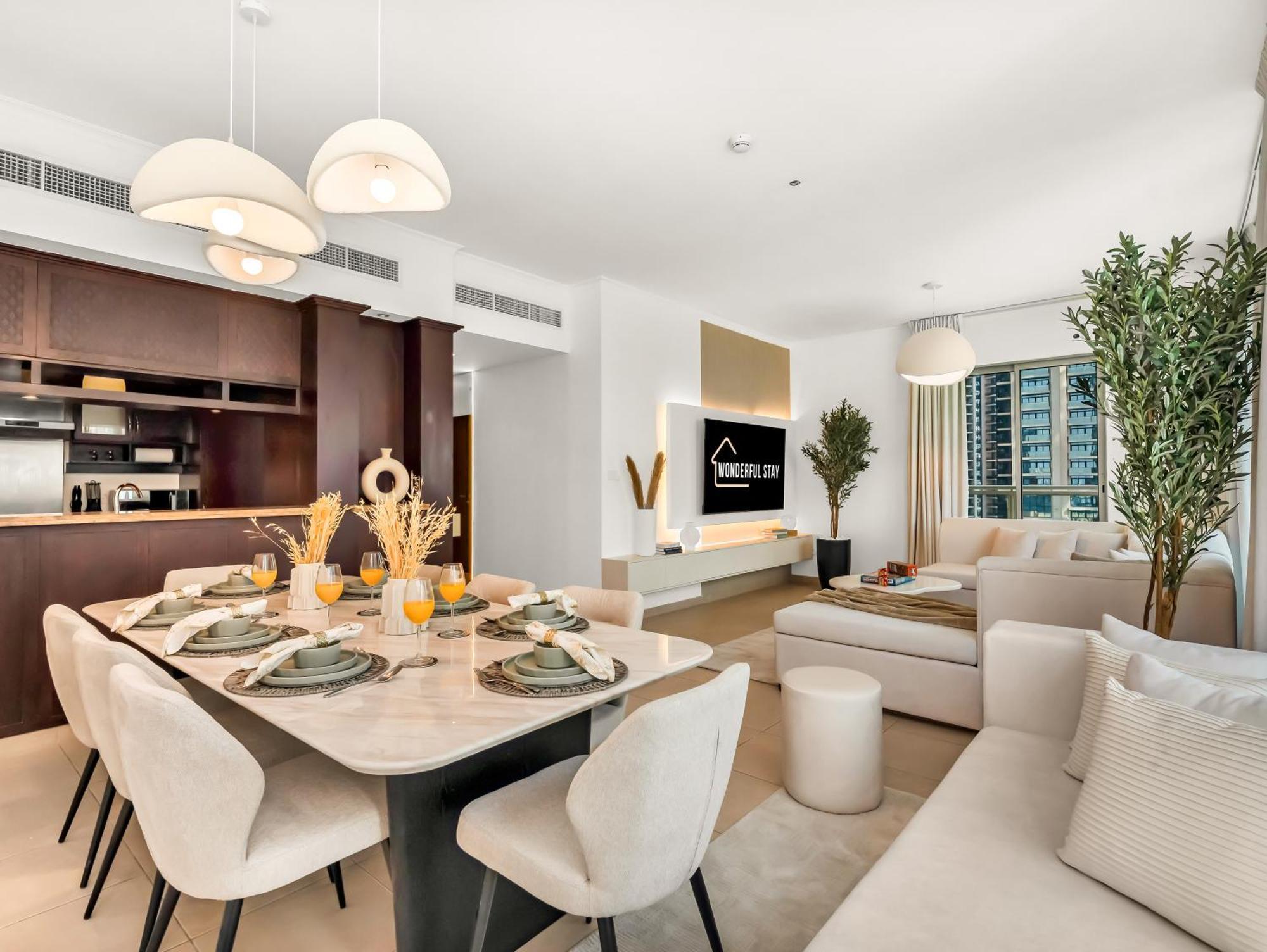 Appartement Wonderfulstay At The Residences - Burj Khalifa & Fountain View - Brand New Luxury