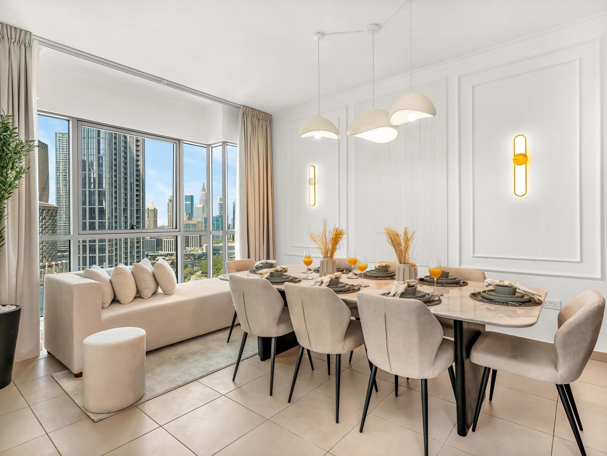 Wonderfulstay At The Residences - Burj Khalifa & Fountain View - Brand New Luxury *