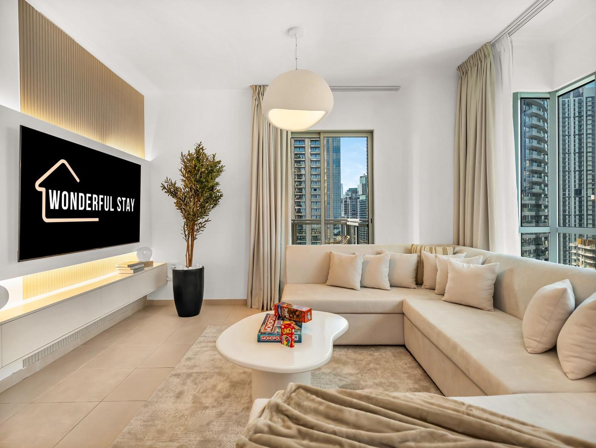 Appartement Wonderfulstay At The Residences - Burj Khalifa & Fountain View - Brand New Luxury Dubaï