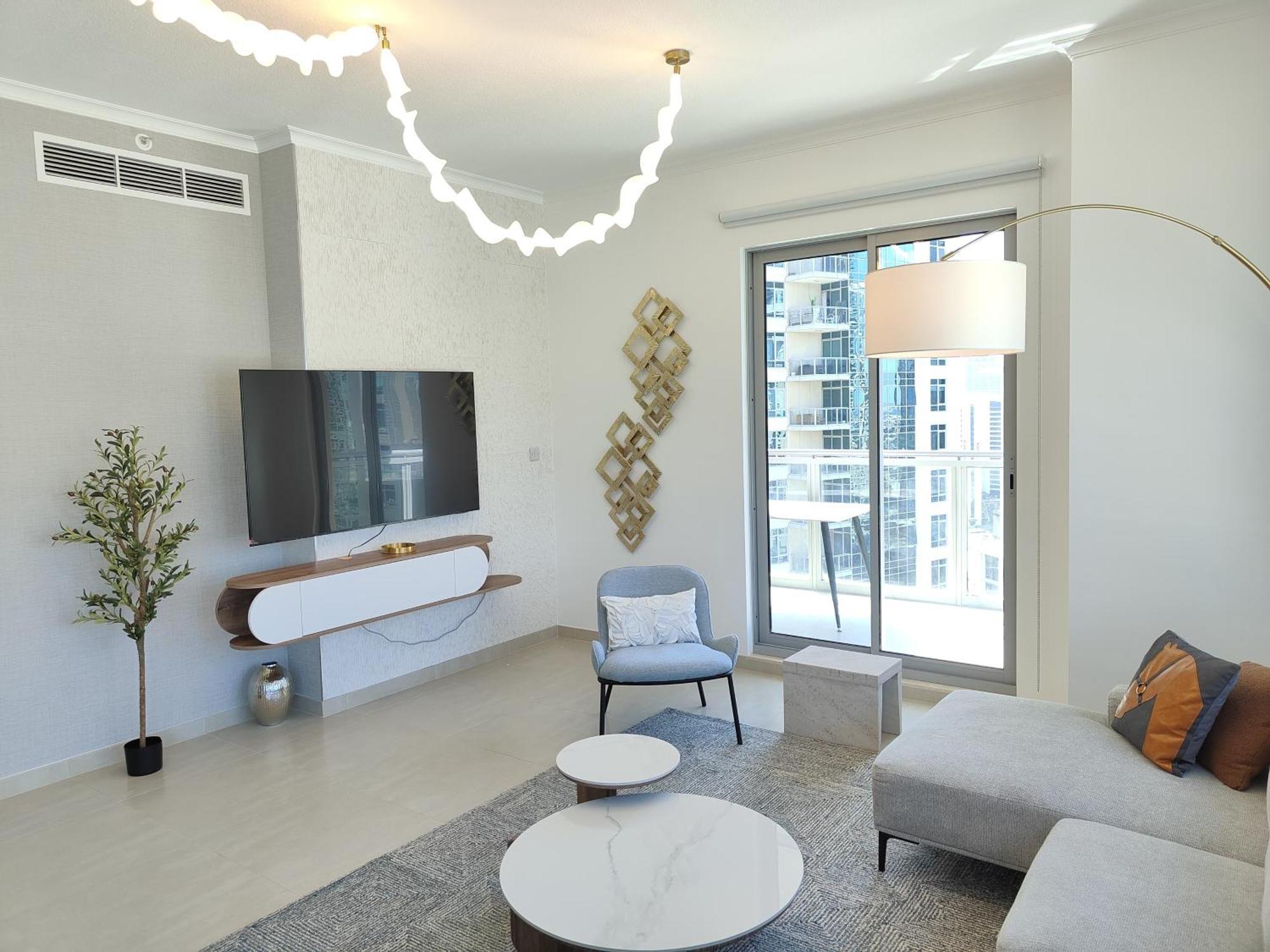 Appartamento Luxury Burj Facing In Dt Dubai