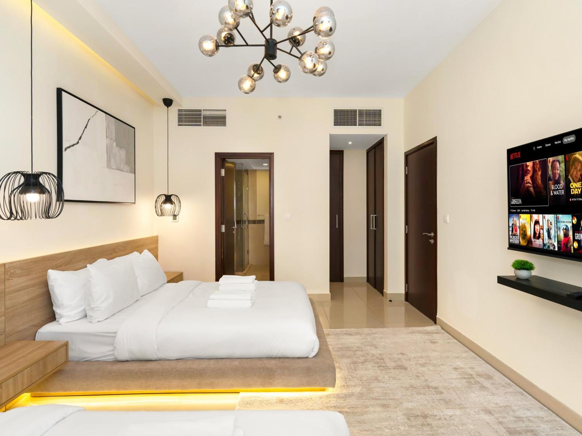 Appartement 2br With Mini-golf In Dt With Partial Burj Khalifa View Dubaï