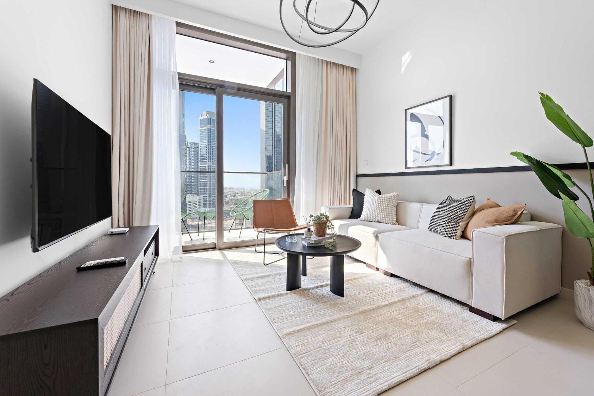 Appartement Silkhaus Upscale 1br By Burj Khalifa With Balcony *