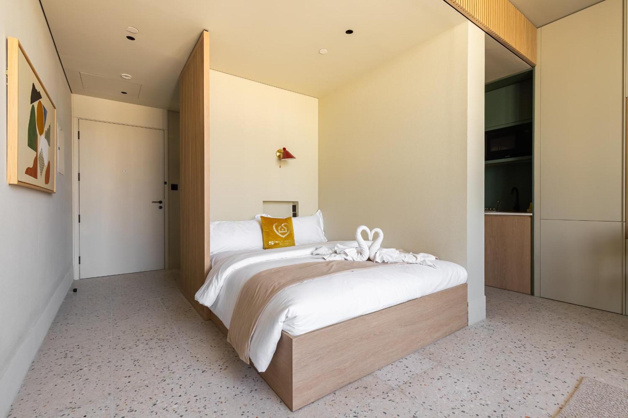 Apartamento Simply Comfort At Upside Living Burj View 10 Min To Dt Dubai