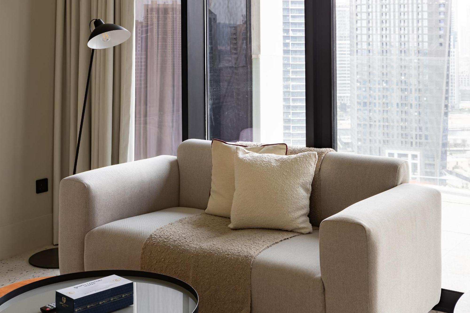 Simply Comfort At Upside Living Burj View 10 Min To Dt *