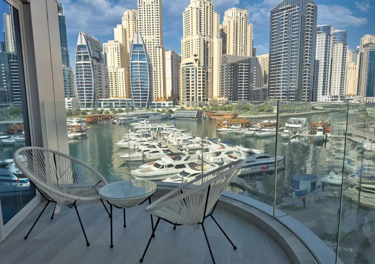 Luxury Full Marina View 1 Bedroom Hall & Infinity Pool On Marina Walk Appartement Dubaï