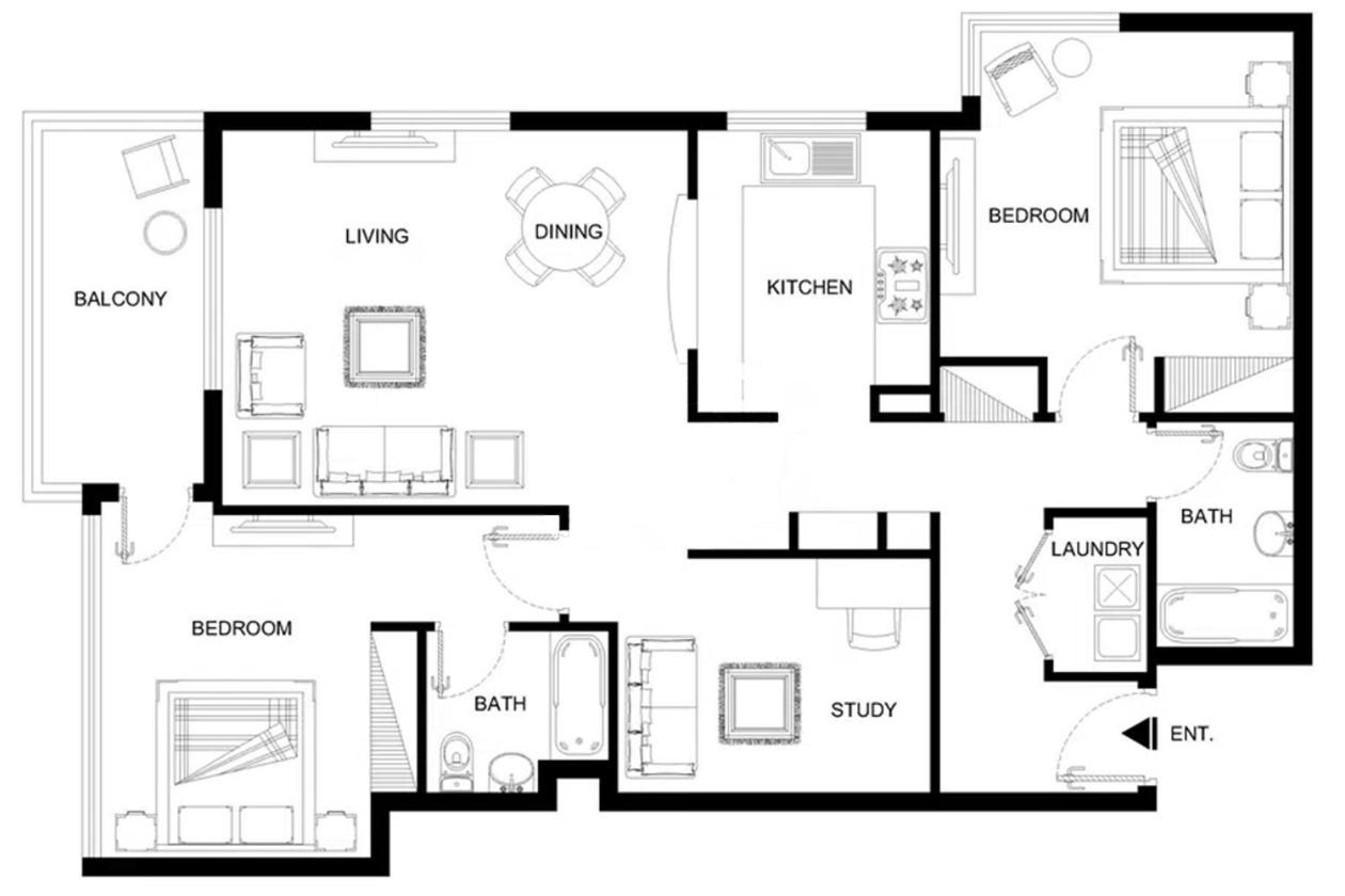 Apartamento Lux Dubái