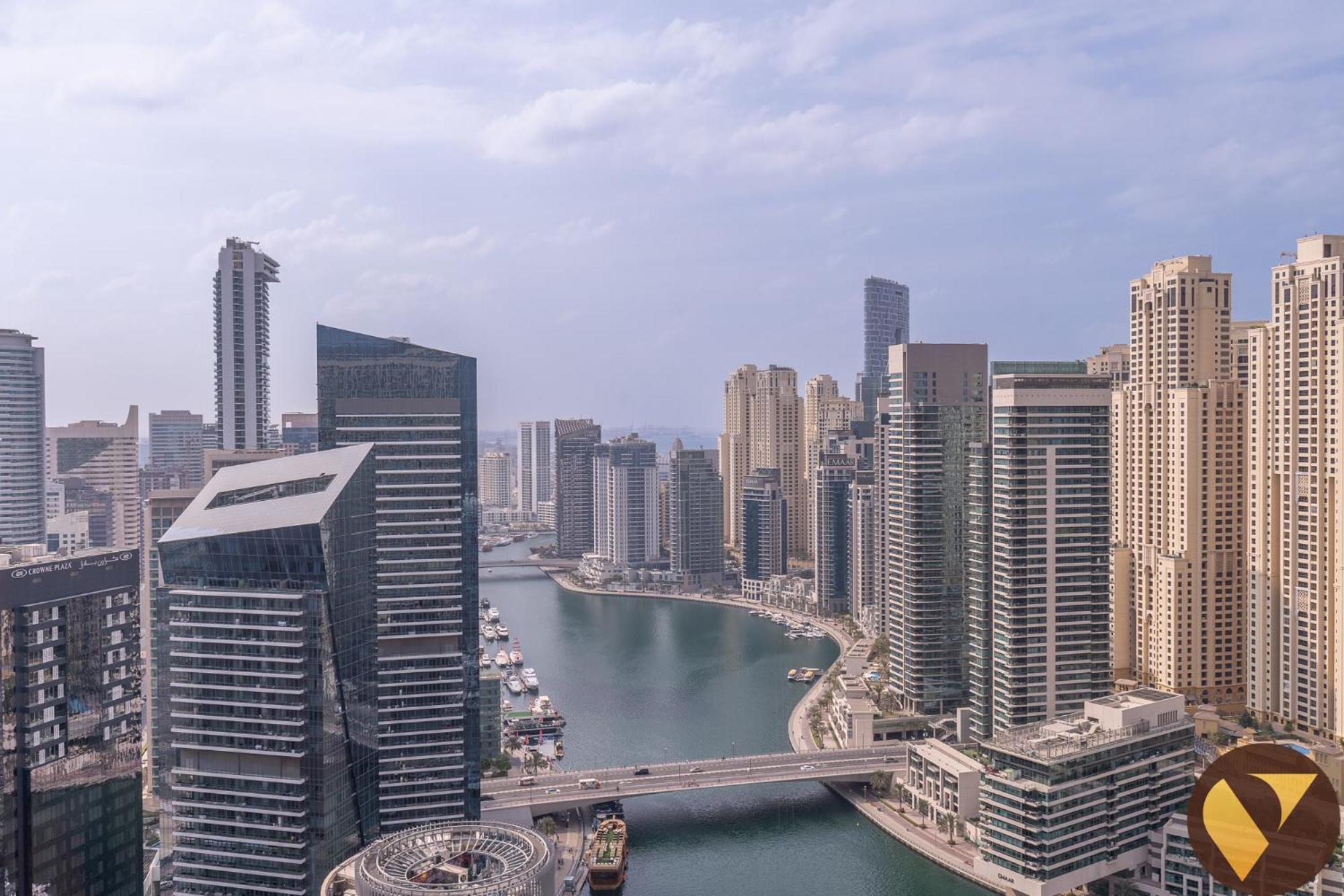 Appartement Vogue, 30th Floor Luxury At The Address Marina - Stunning Full Marina View, Private Balcony And Amazing Bathtub Overlooking The Marina Dubaï