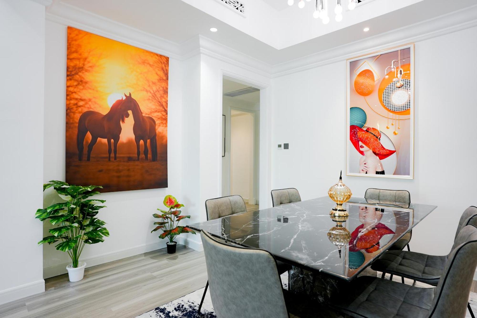 Luxurious 2 Bedroom With Mall Fountain View Facing Burj Khalifa Dubaï