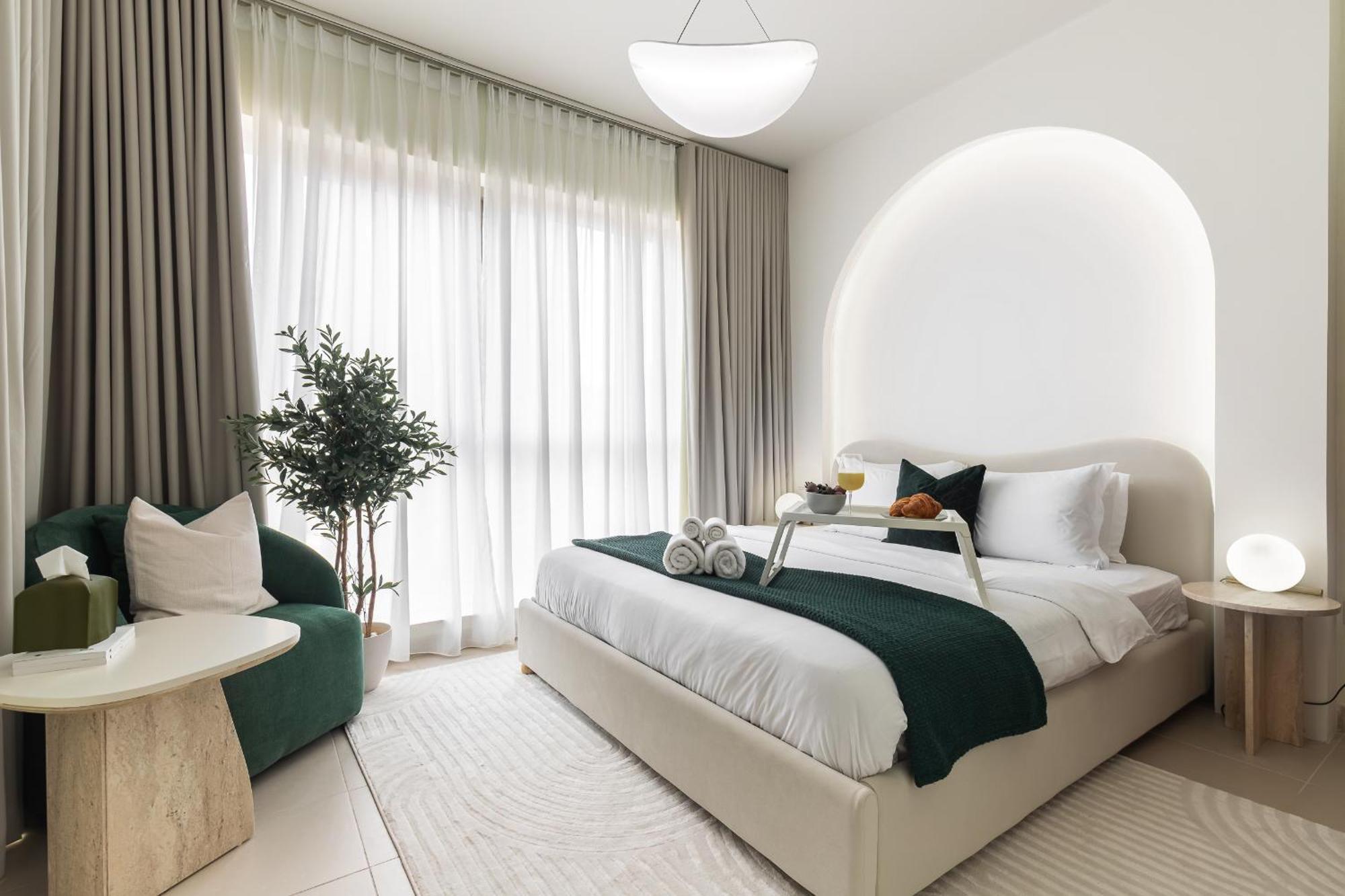 Kinfolk Homes - No 1 Family Stay, Partial Burj Khalifa Fountain View Appartement