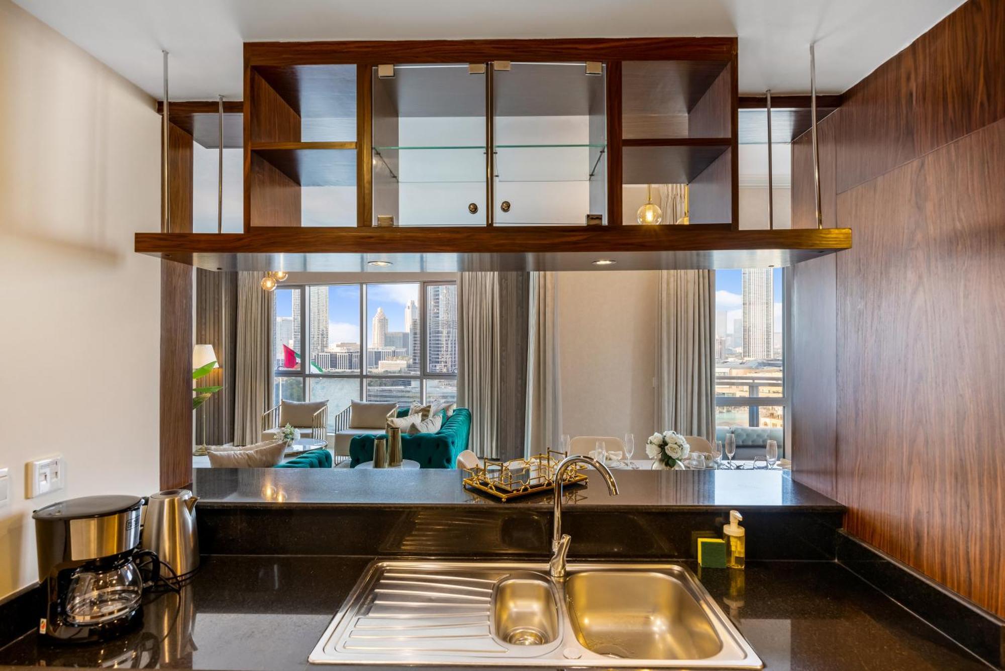 Durrani Homes - Lumina Grand 3br With Burj Khalifa And Fountain Views Appartement Dubaï