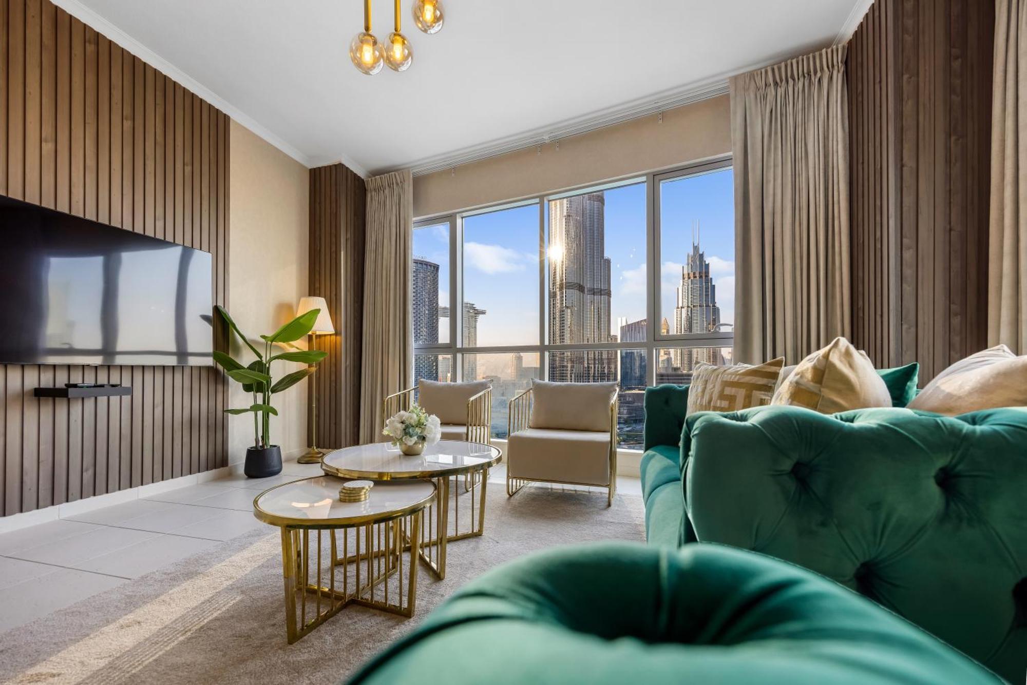 Durrani Homes - Lumina Grand 3br With Burj Khalifa And Fountain Views Appartement Dubaï