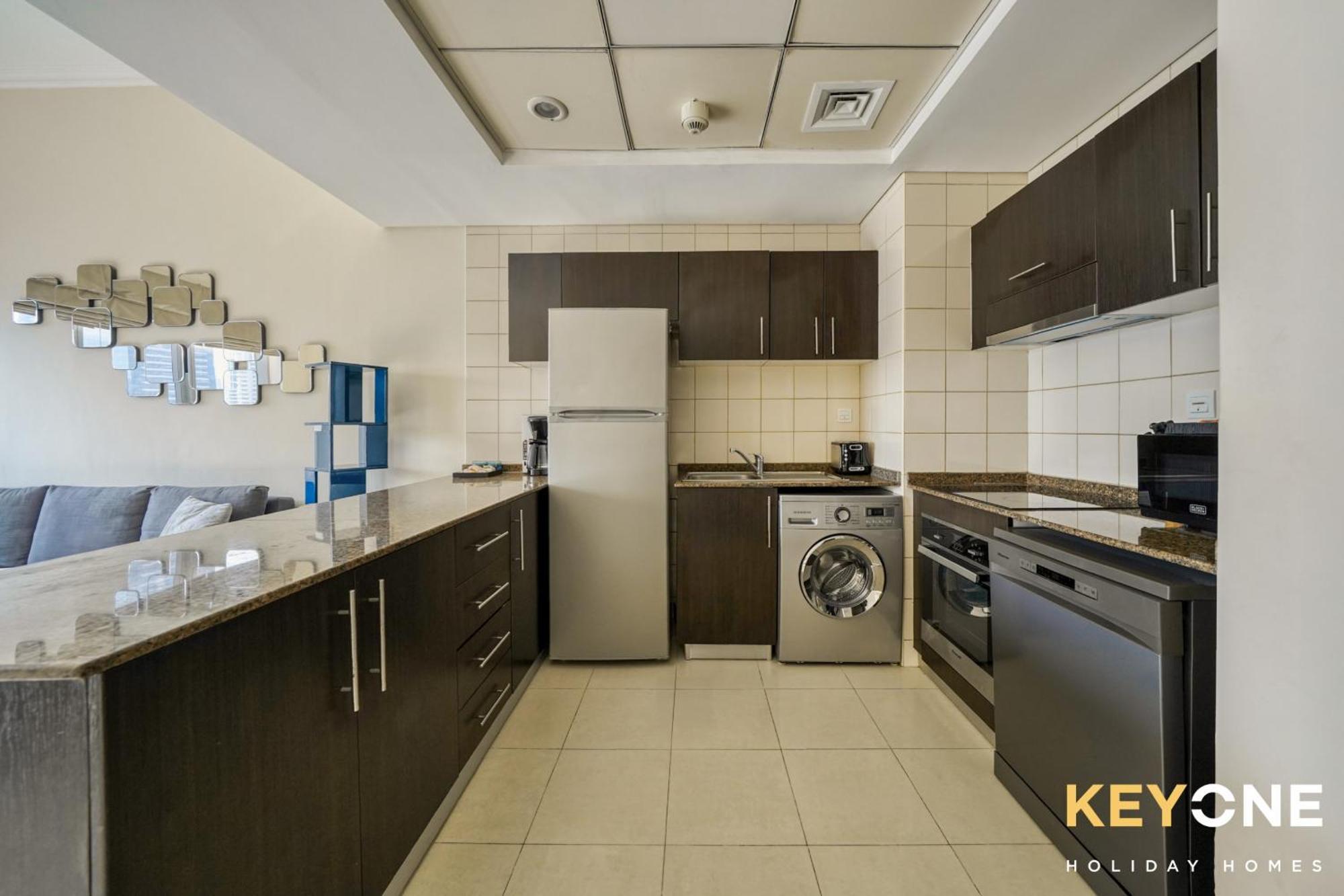 Contemporary One Bedroom With Full Marina View Apartamento *