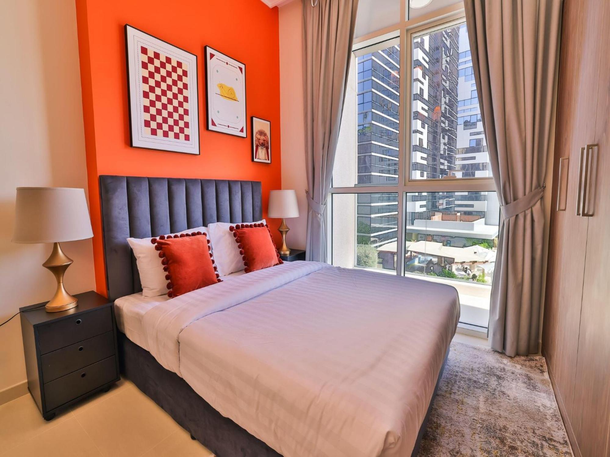 Luxe Near Mall Burj Khalifa Pool Gym Parking Apartamento