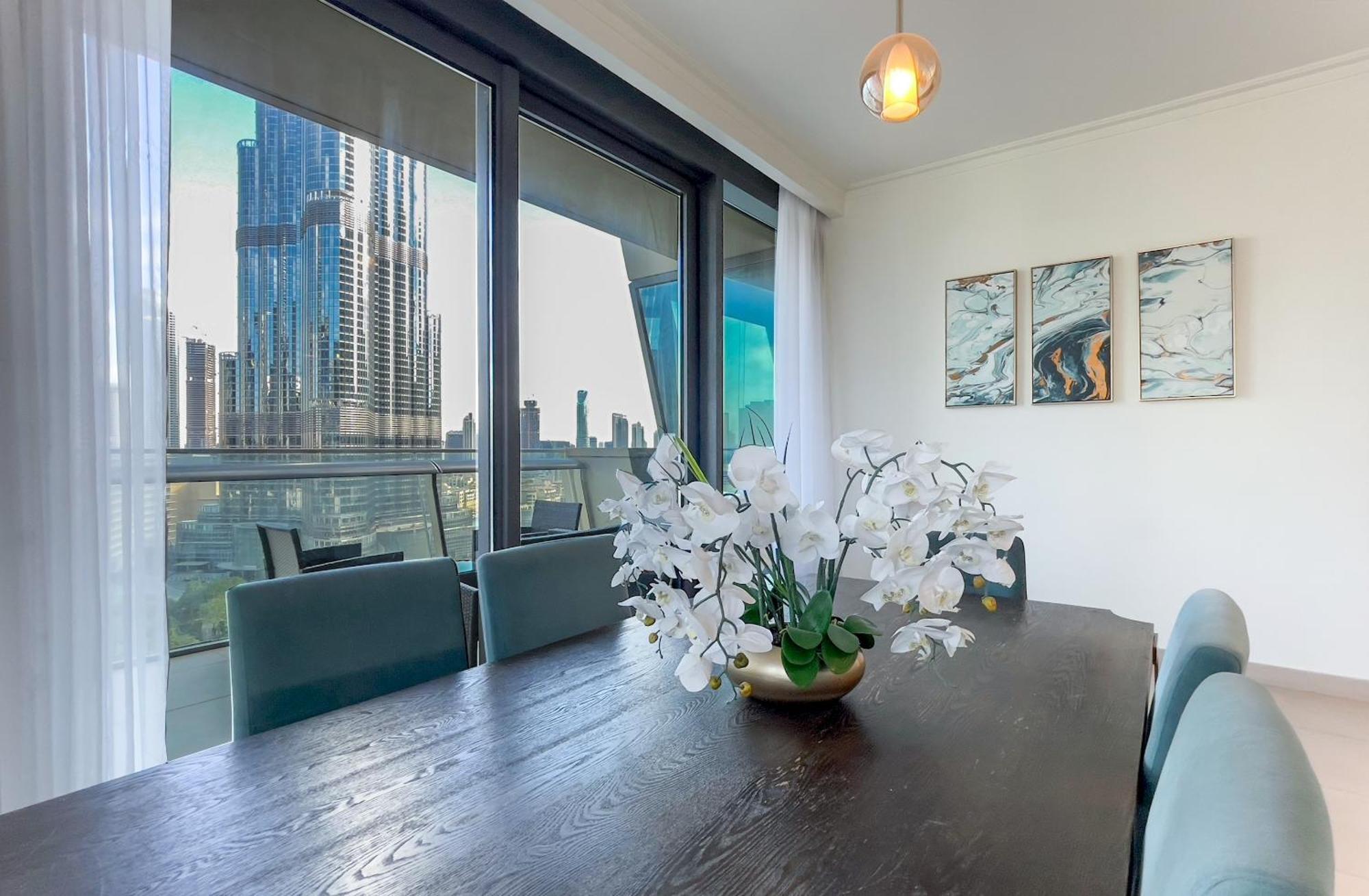 Elite Lux Homes - 3br Full Burj Khalifa Fountain Views In Downtown Dubaï