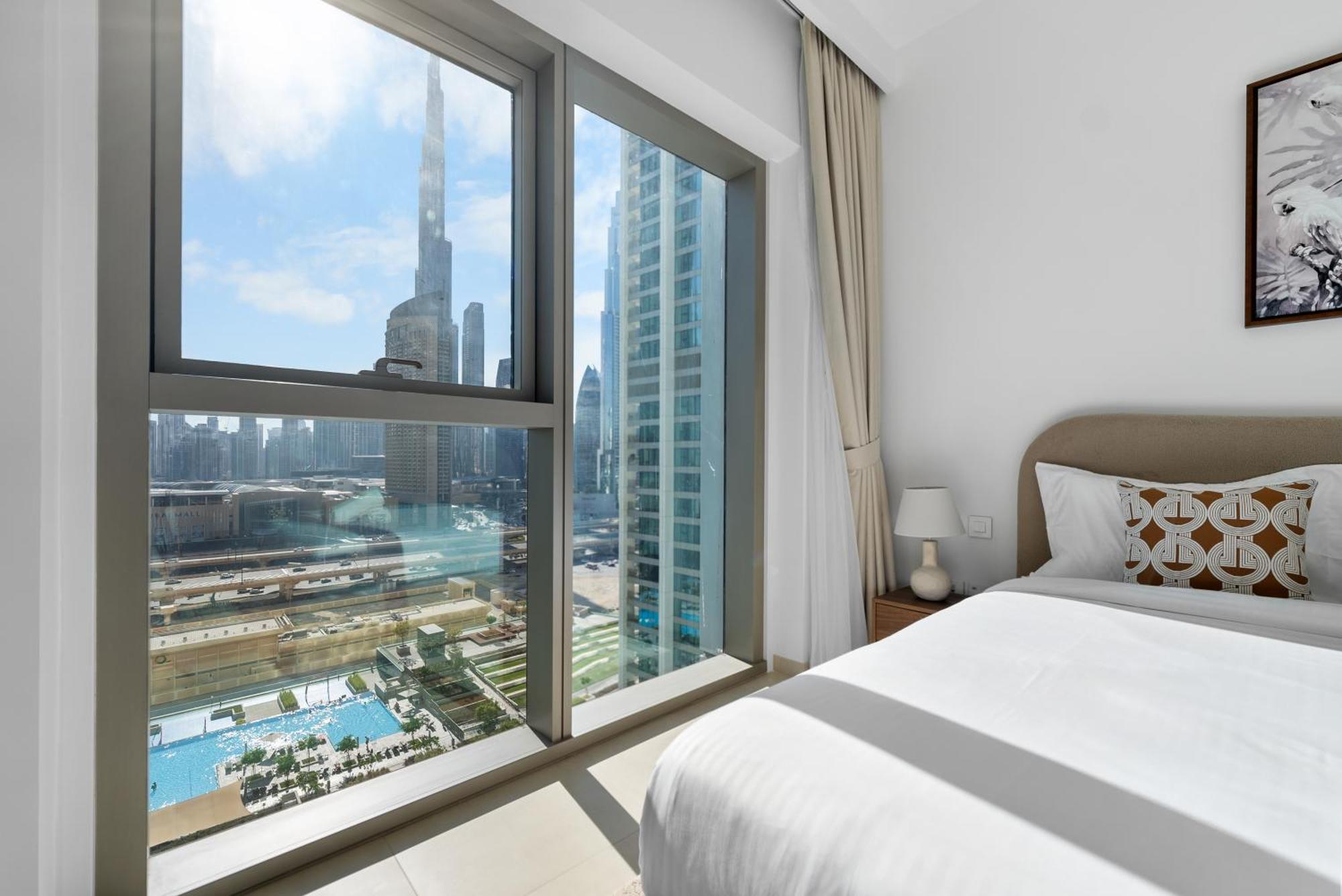 Magnificent - A Charming 2br With A Burj Khalifa View Dubái