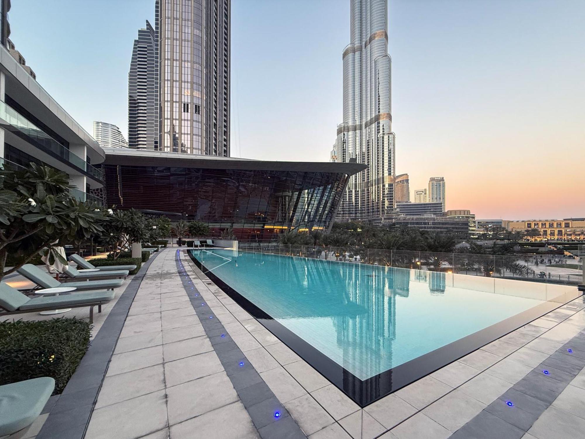 Apartamento Hermes-style 2br, Full Burj Khalifa View - Infinity Pool - Full Fountain View *