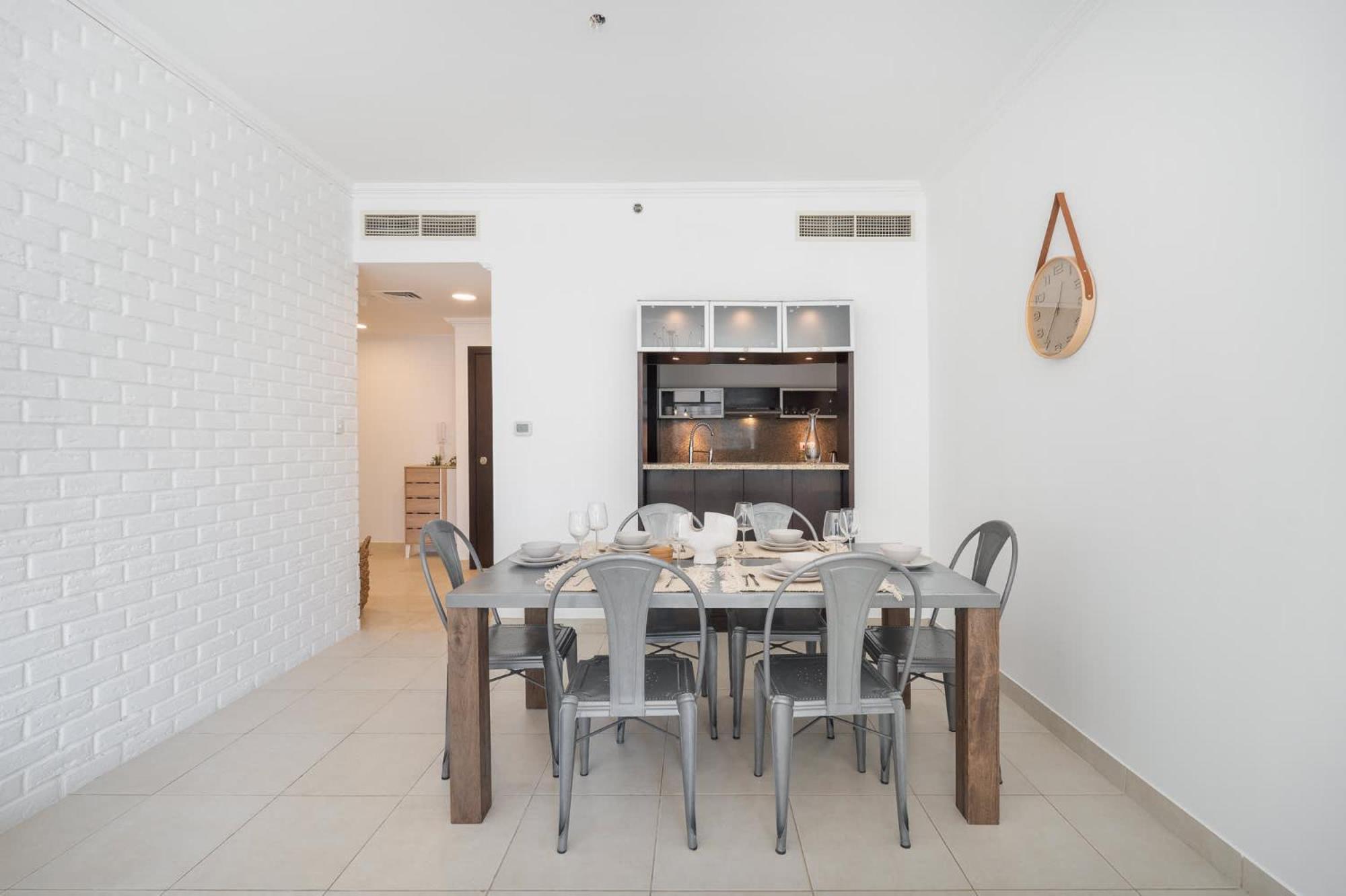 Appartement Elegant 1-bedroom For 4 In Marina Dubaï