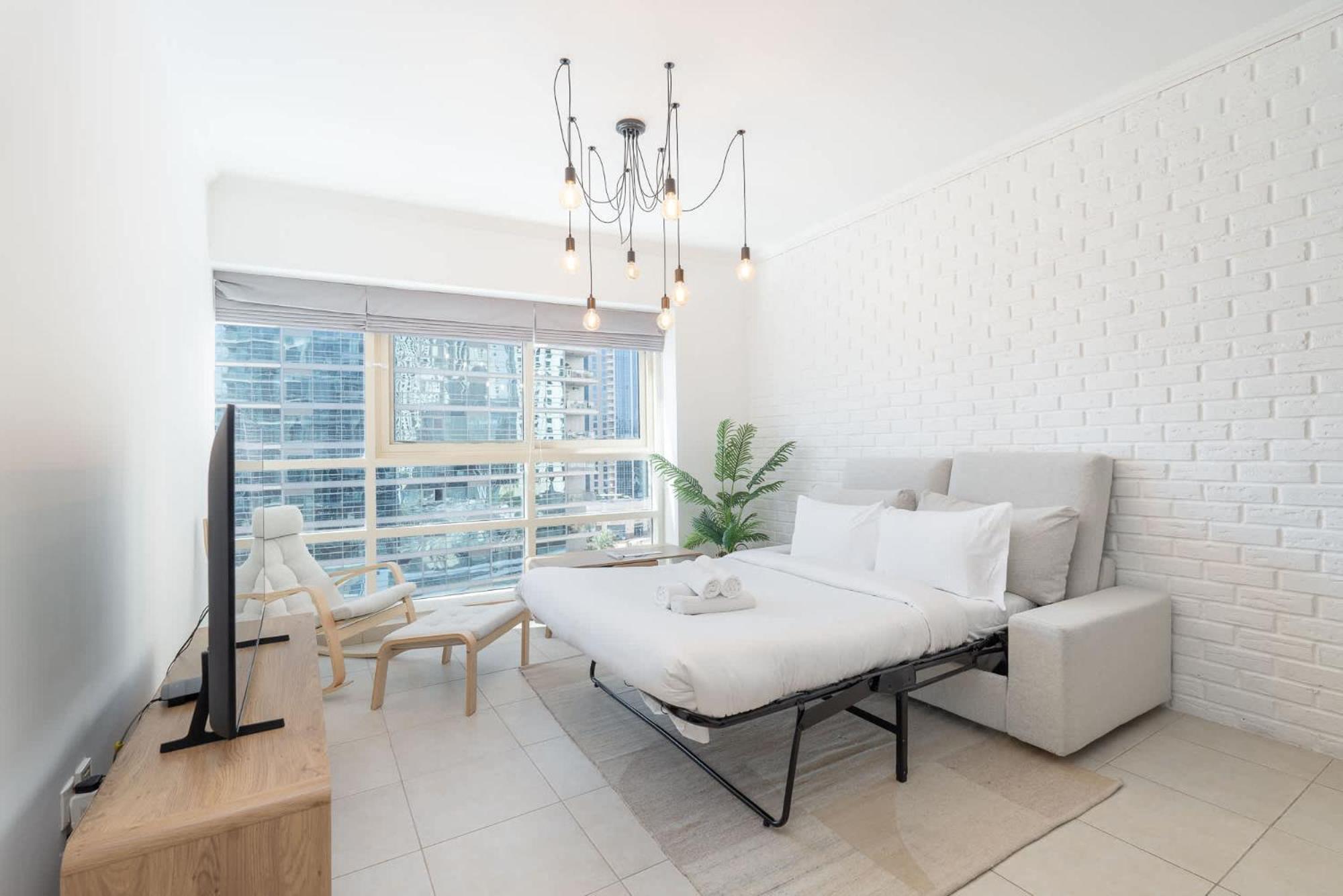 Appartement Elegant 1-bedroom For 4 In Marina *
