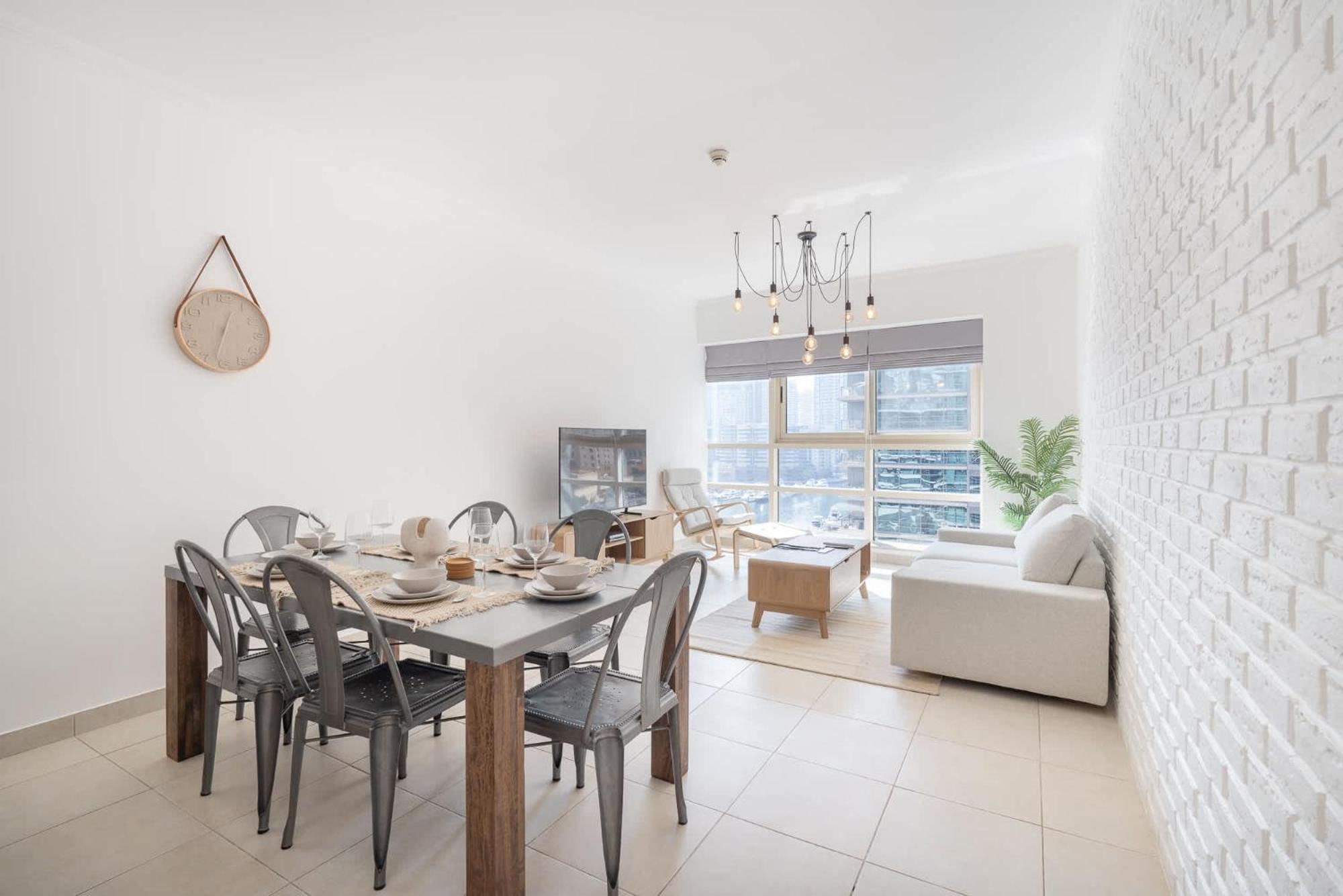 Elegant 1-bedroom For 4 In Marina Appartement Dubaï