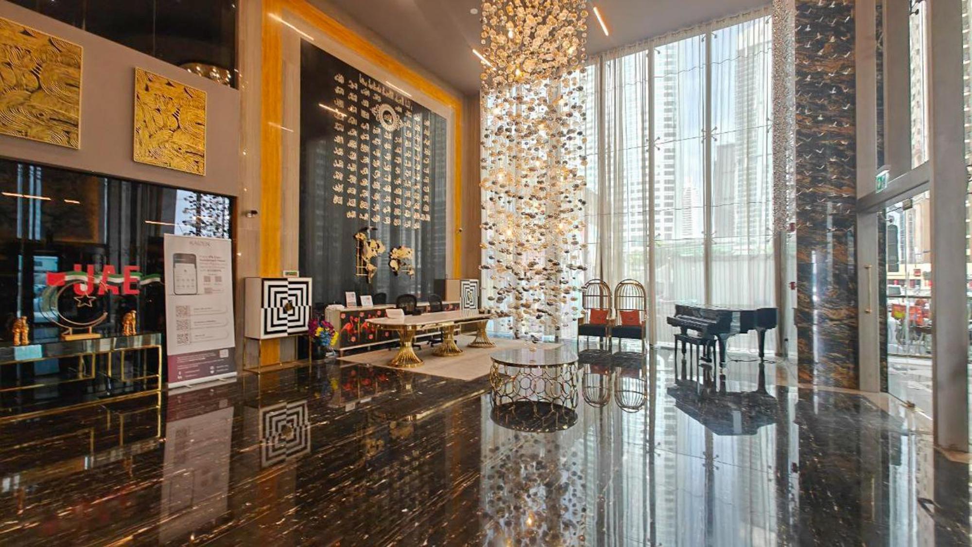 Appartement Heaven Crest - Balcony With View 1bhk In Jlt Close To Metro & Marina