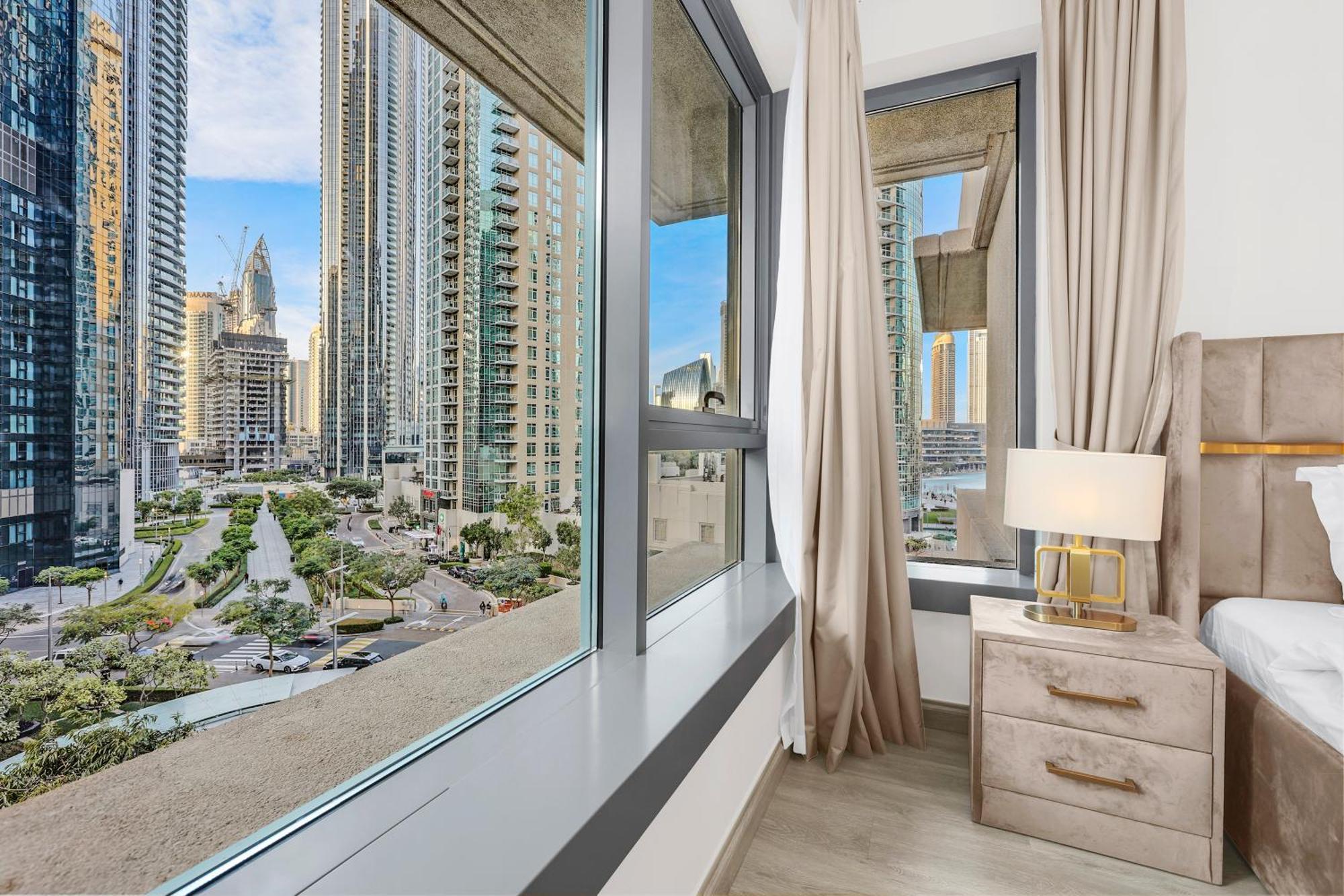 First Class 2br With Burj Khalifa & Fountain View Apartamento *