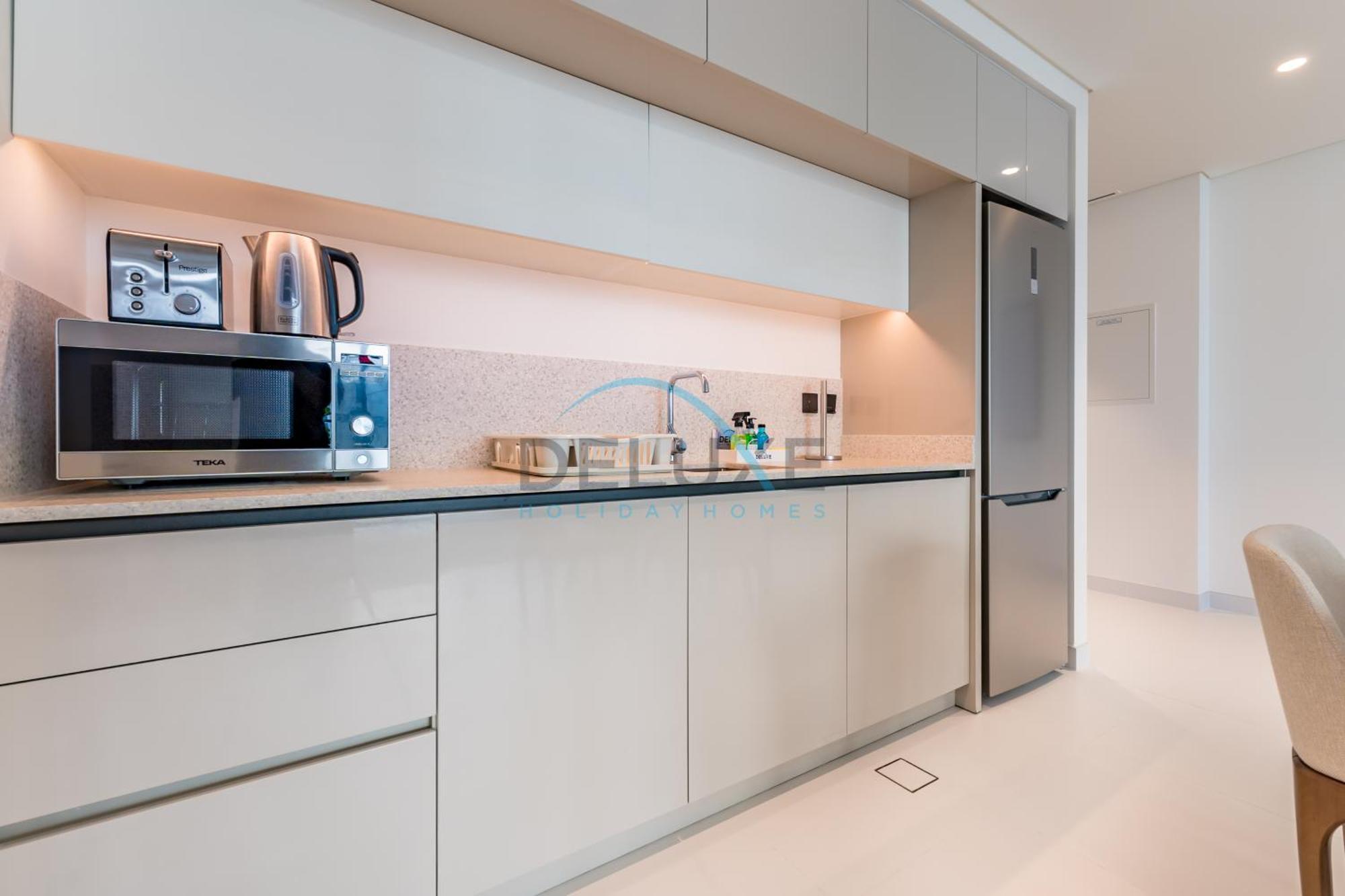 Appartement Harbour & Sea Views 1 Bedroom Near Key Landmarks, Marina Vista T1, Emaar Beachfront By Deluxe Homes Dubaï