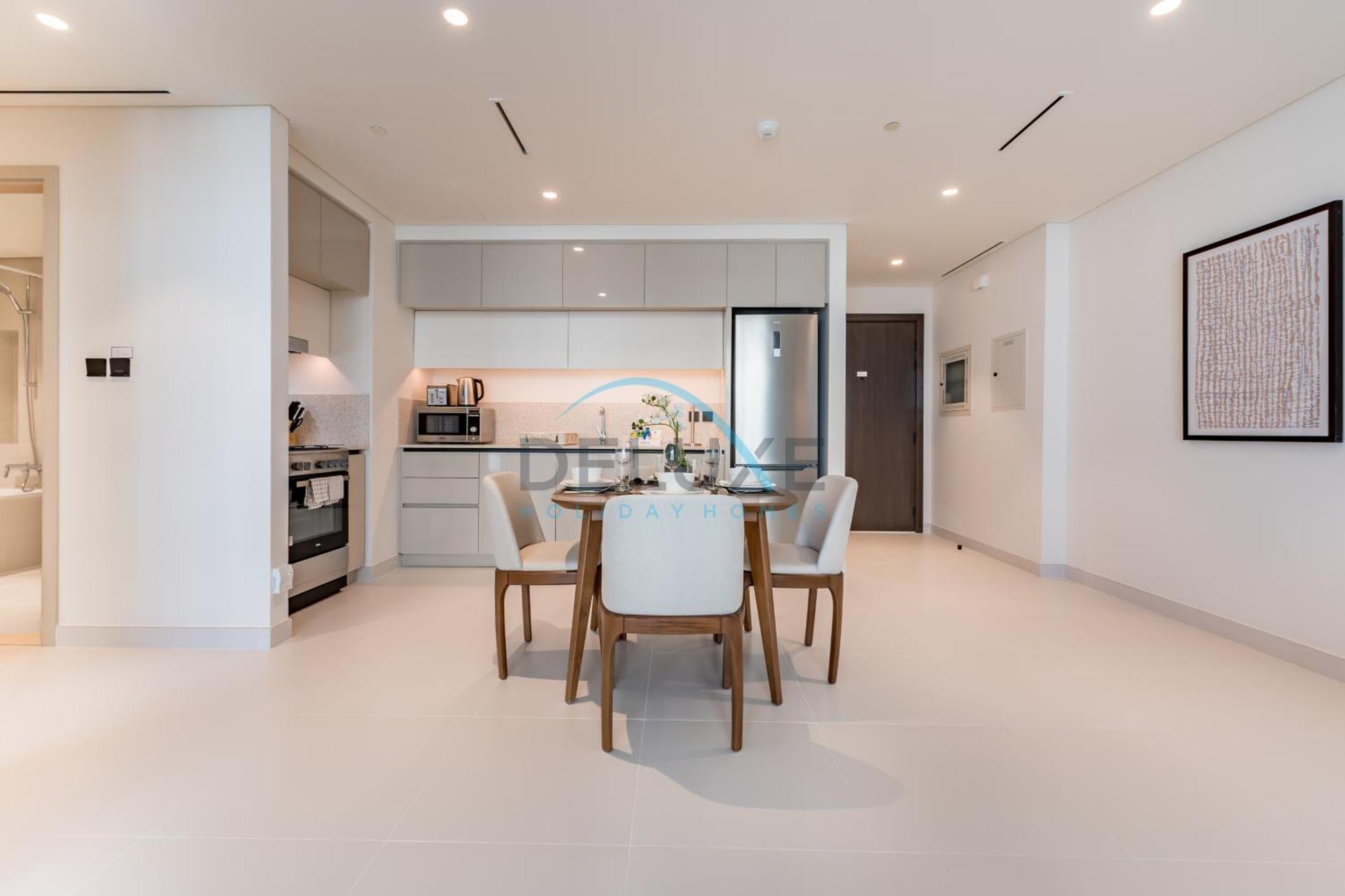 Appartement Harbour & Sea Views 1 Bedroom Near Key Landmarks, Marina Vista T1, Emaar Beachfront By Deluxe Homes Dubaï